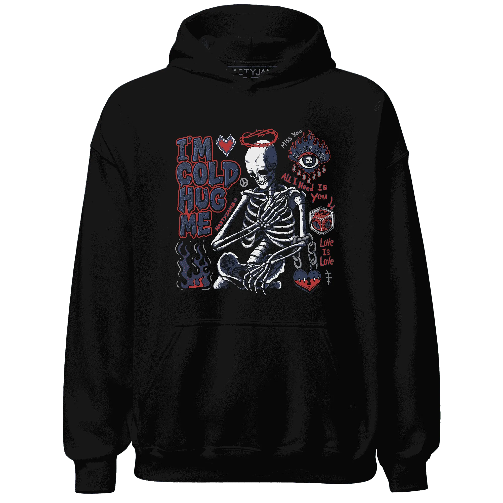 VaporMax-Air-Plus-Midnight-Navy-Gold-Black-NastyJamz-Hoodie-Match-Im-Cold-Hug-Me