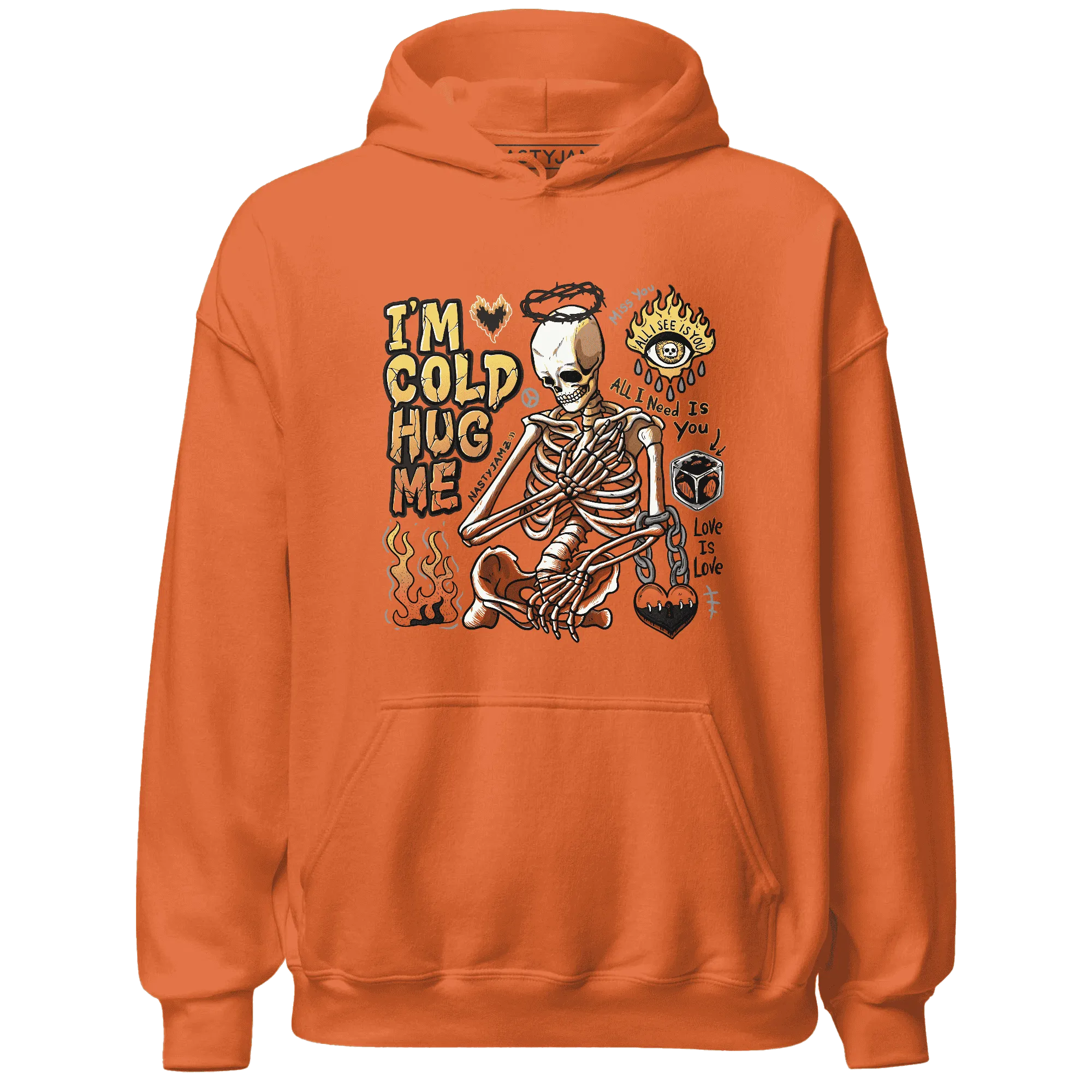 VaporMax-Crimson-Total-Orange-Plus-Hoodie-Match-Im-Cold-Hug-Me