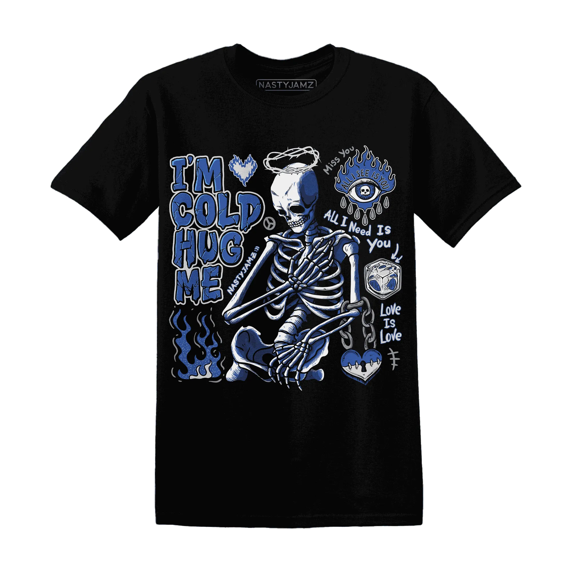 VaporMax-Game-Royal-Blue-NastyJamz-T-Shirt-Match-Im-Cold-Hug-Me