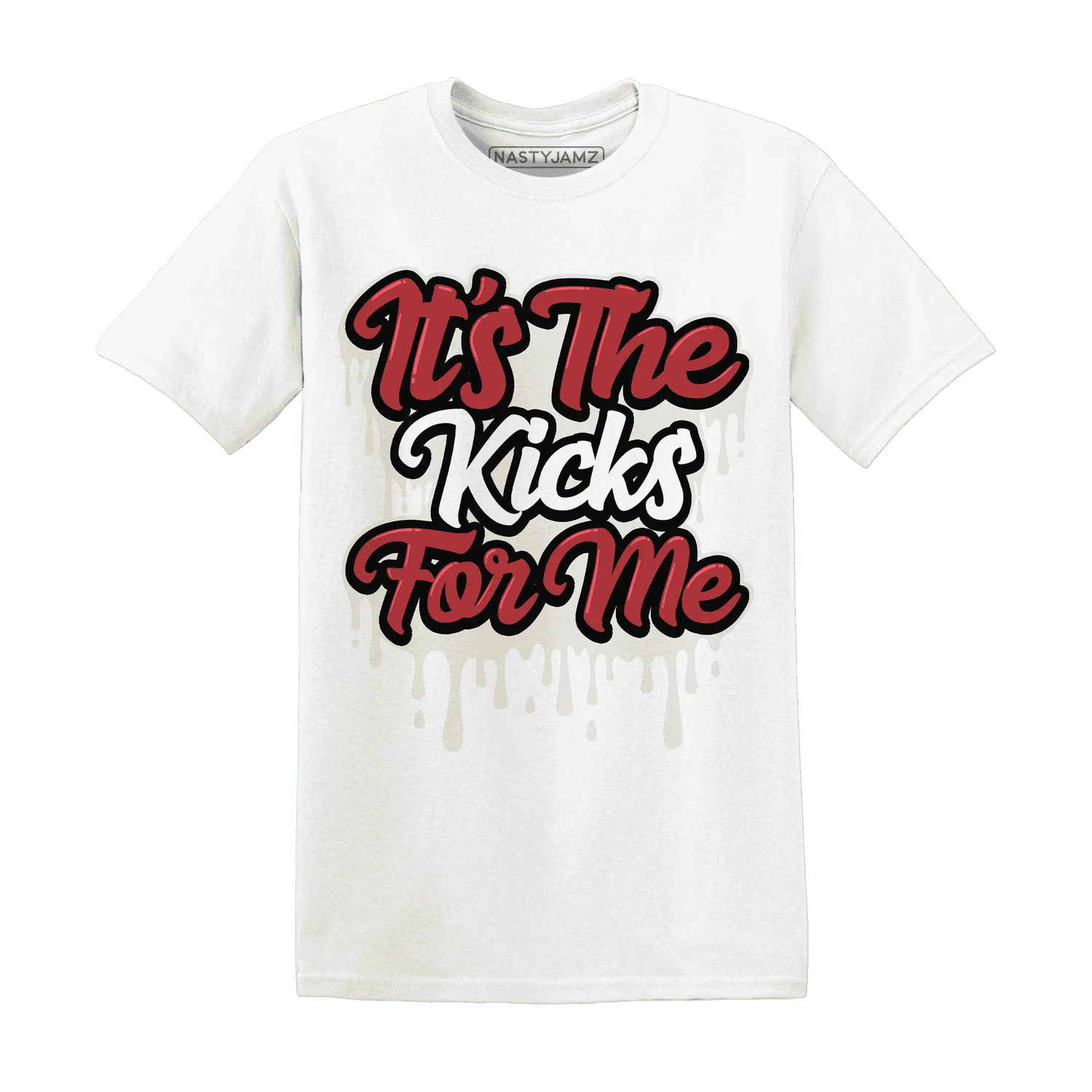 Black-Toe-Reimagined-Red-White-1s-T-Shirt-Match-Its-The-Kicks