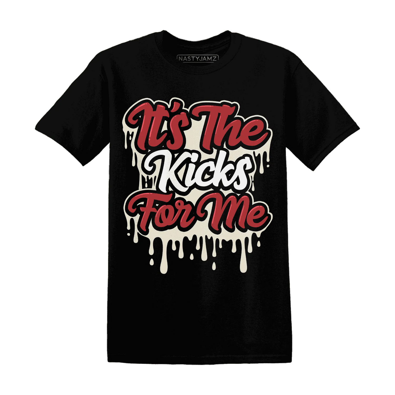 Black-Toe-Reimagined-Red-White-1s-T-Shirt-Match-Its-The-Kicks