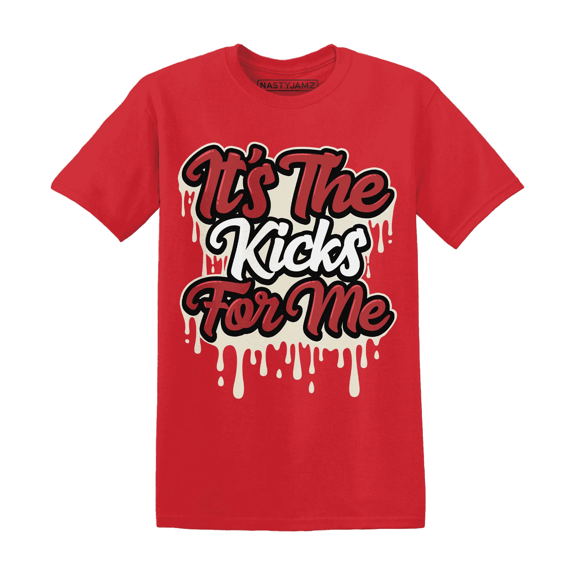 Black-Toe-Reimagined-Red-White-1s-T-Shirt-Match-Its-The-Kicks