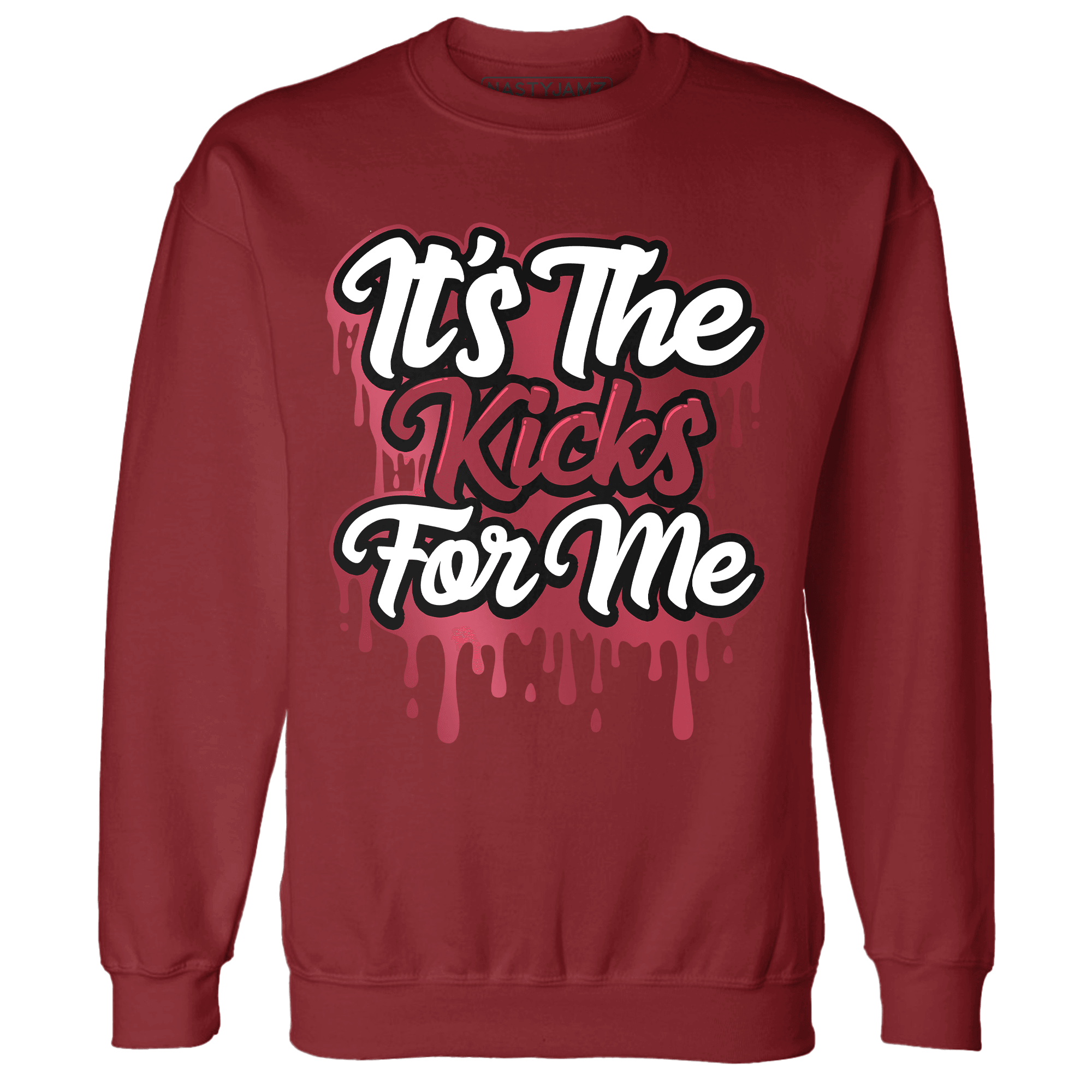 High 85 Metallic Burgundy 1s Sweatshirt Match Its The Kicks - NastyJamz