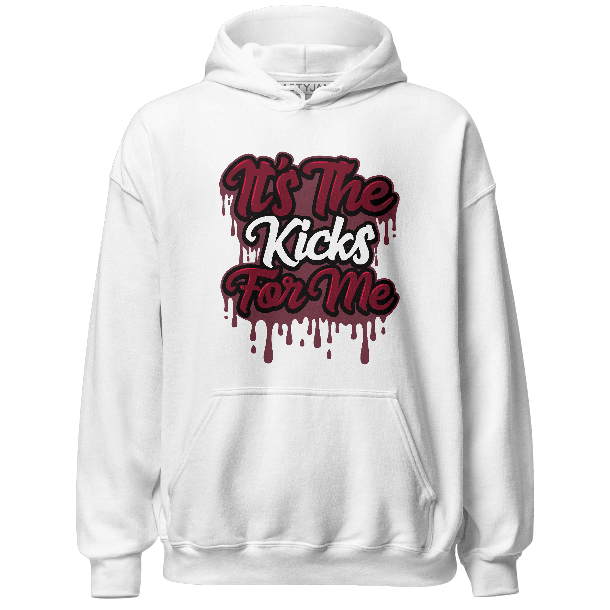 High White Team Red 1s Hoodie Match Its The Kicks - NastyJamz