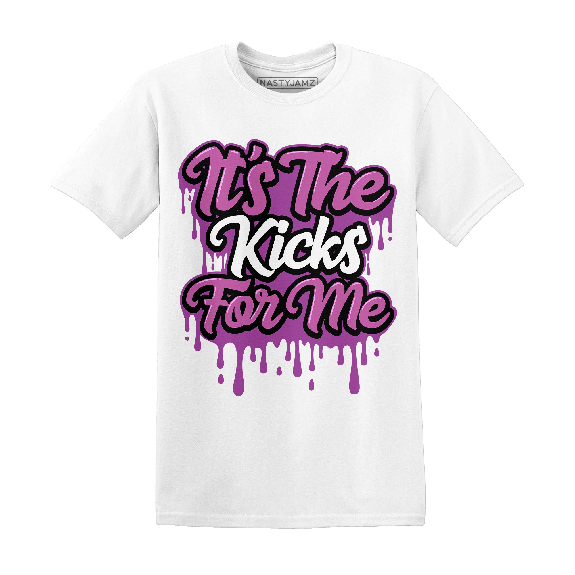 GS Hyper Violet 4s T Shirt Its The Kicks - NastyJamz