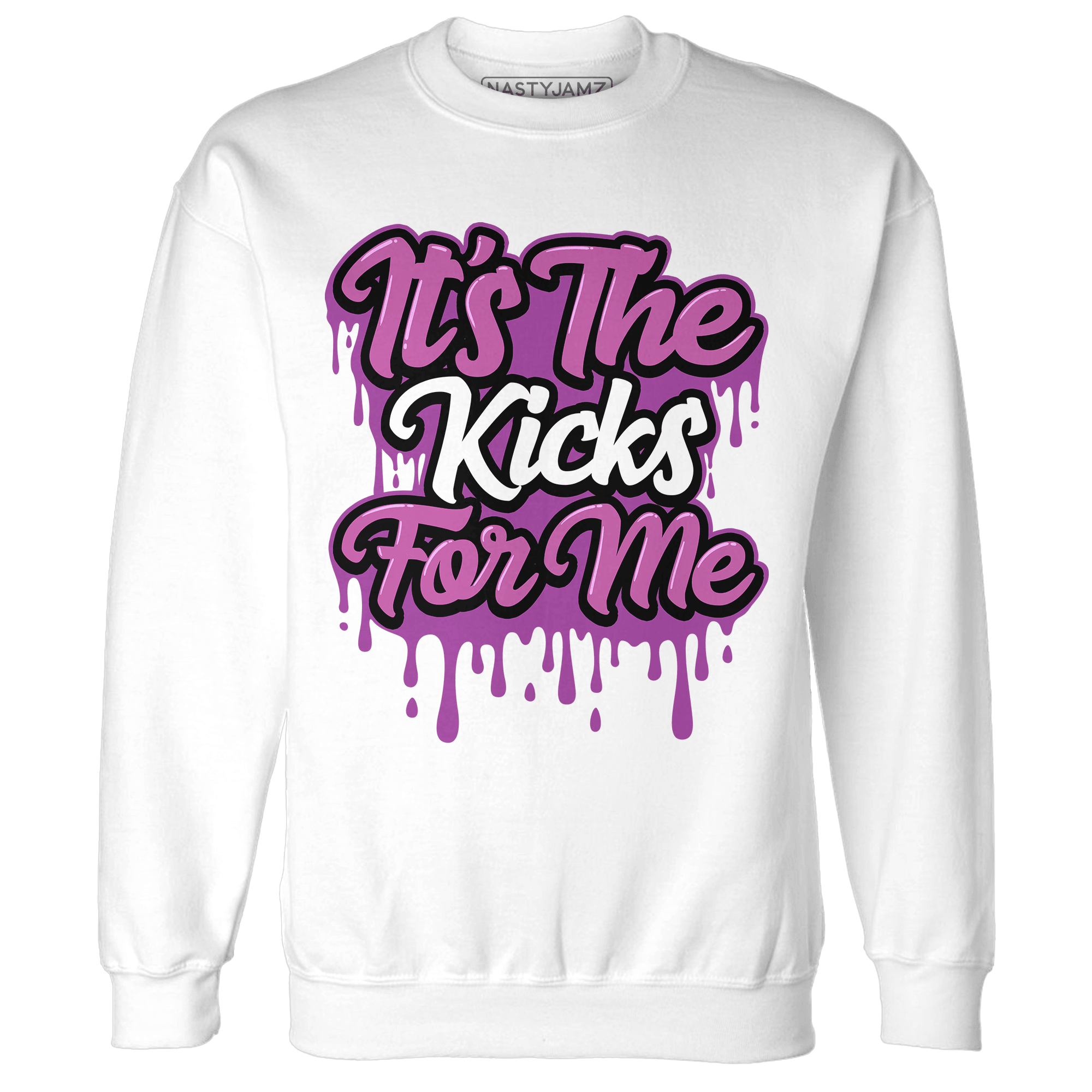 GS Hyper Violet 4s Sweatshirt Match Its The Kicks - NastyJamz