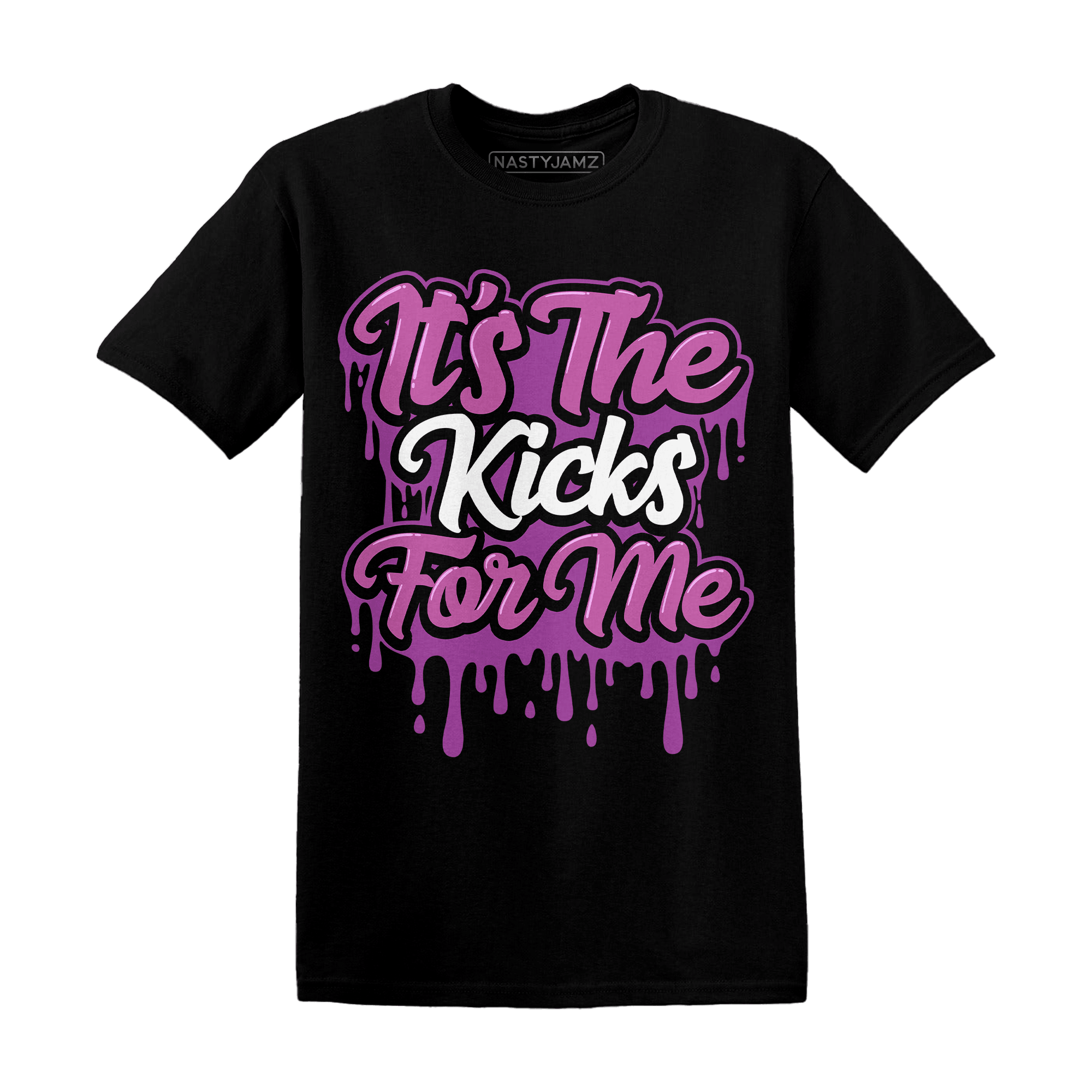 GS Hyper Violet 4s T Shirt Its The Kicks - NastyJamz