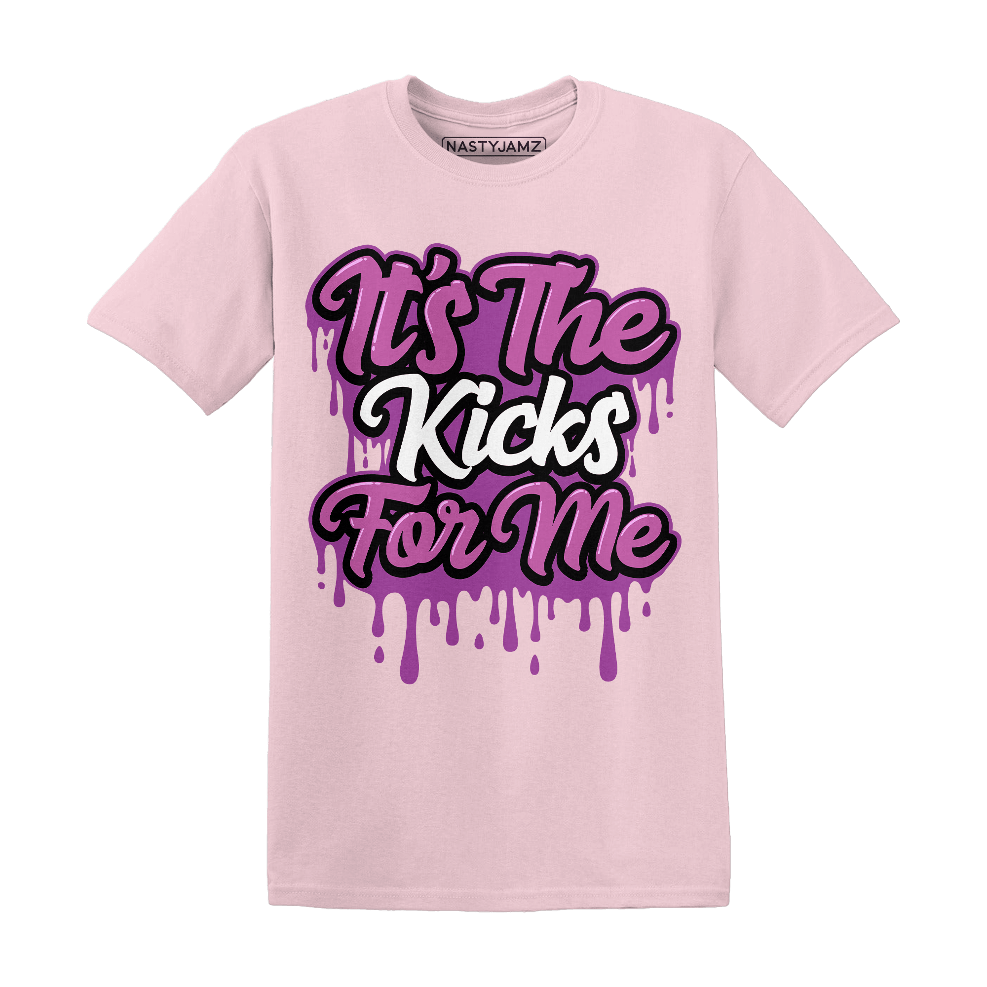 GS Hyper Violet 4s T Shirt Its The Kicks - NastyJamz