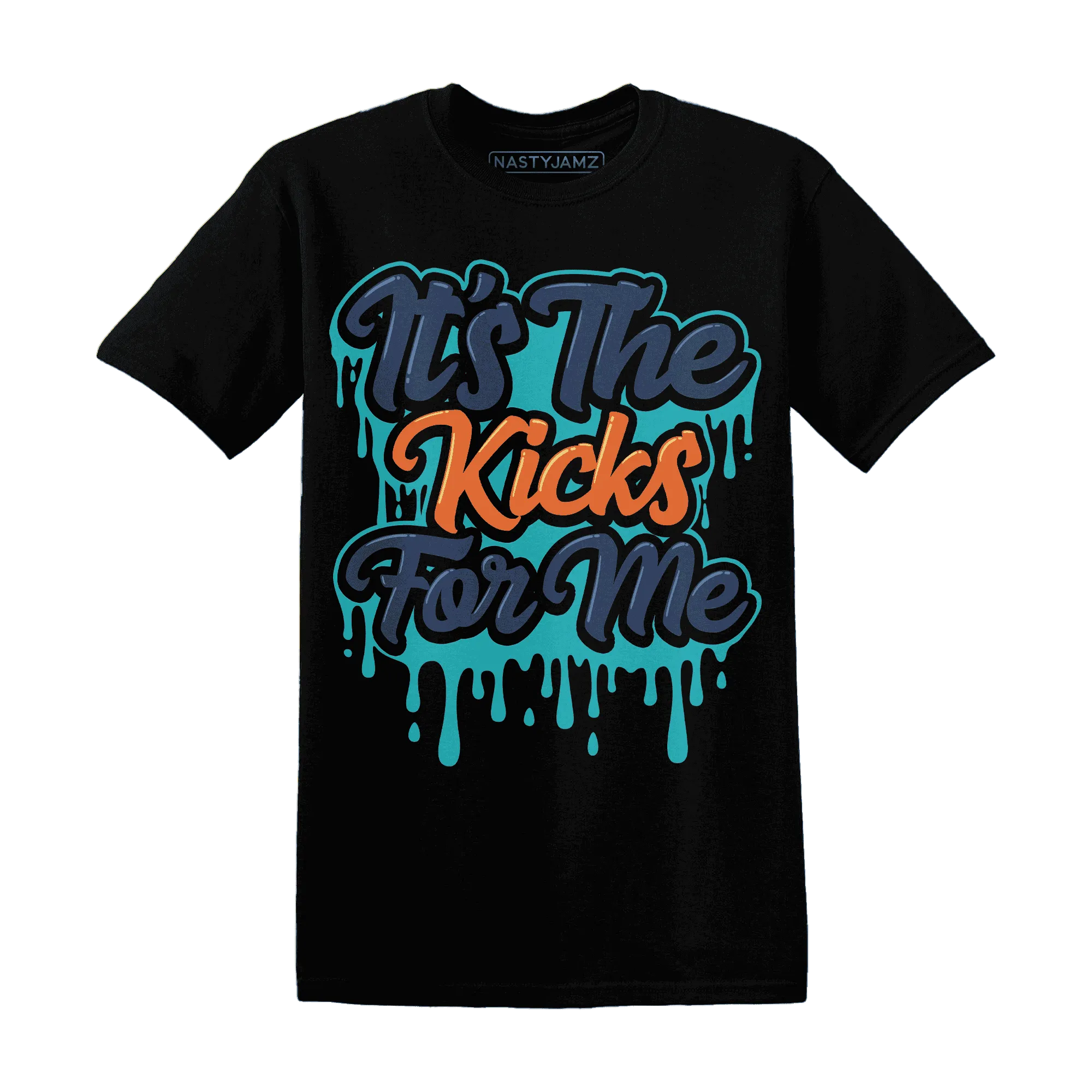 AM-Plus-Drift-Midnight-Navy-Total-Orange-Dusty-Cactus-NastyJamz-T-Shirt-Match-Its-The-Kicks