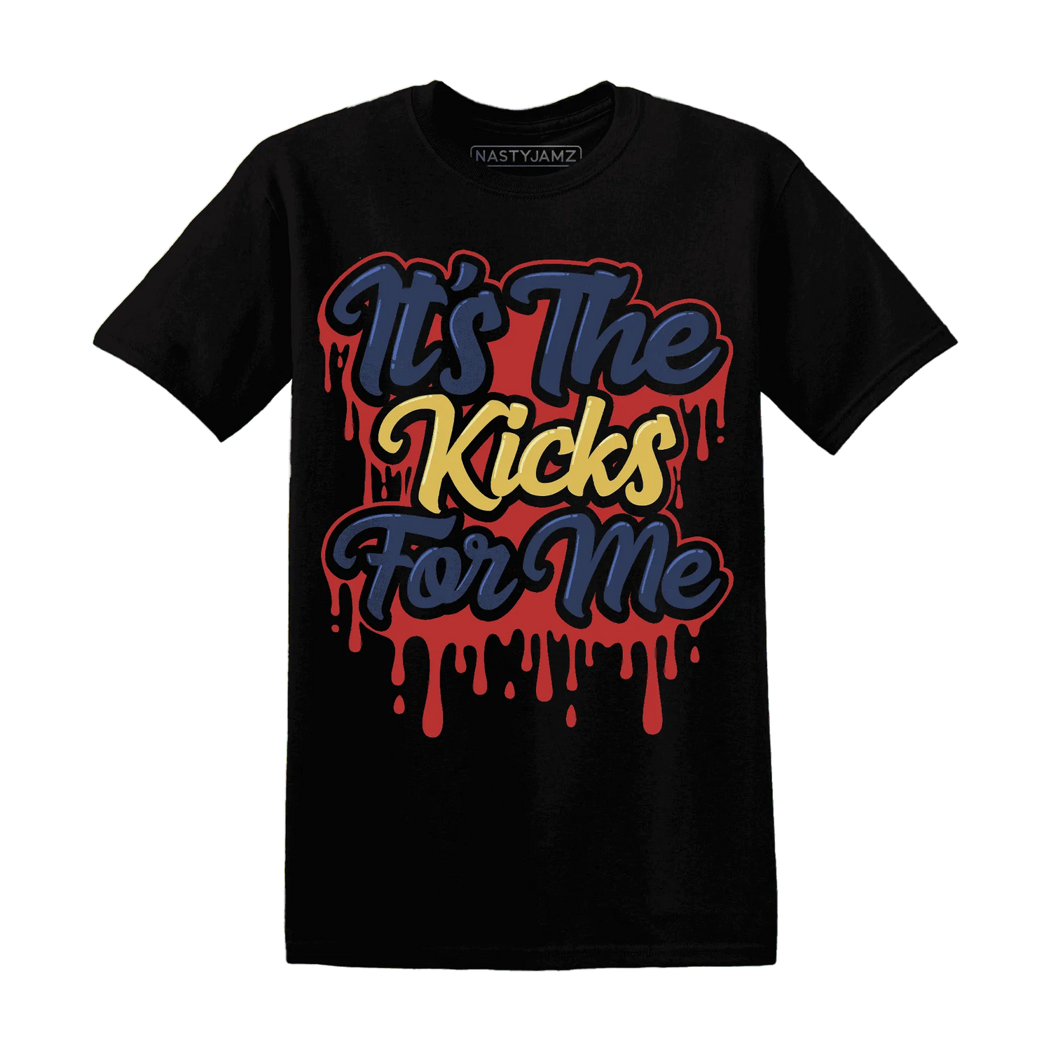 VaporMax-Air-Plus-Midnight-Navy-Gold-Black-NastyJamz-T-Shirt-Match-Its-The-Kicks