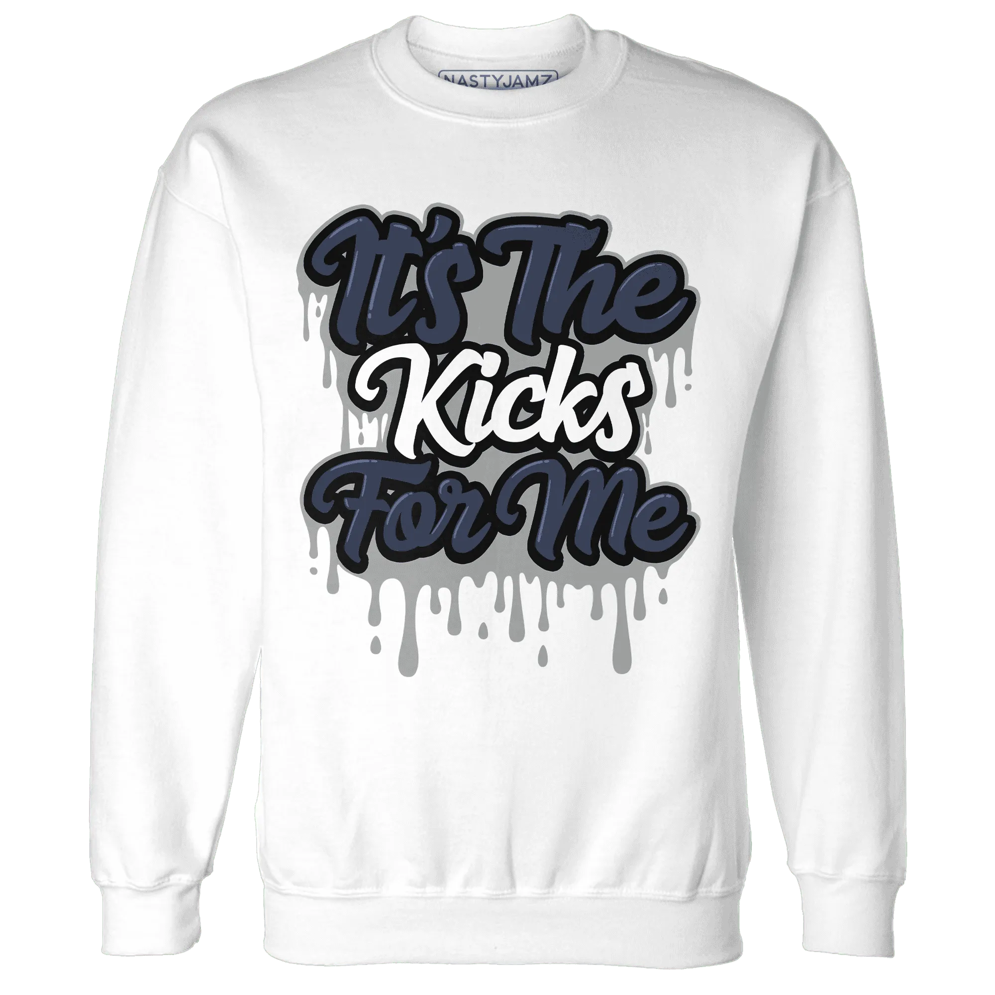 VaporMax-Plus-Midnight-Navy-White-Metallic-Silver-Sweatshirt-Match-Its-The-Kicks