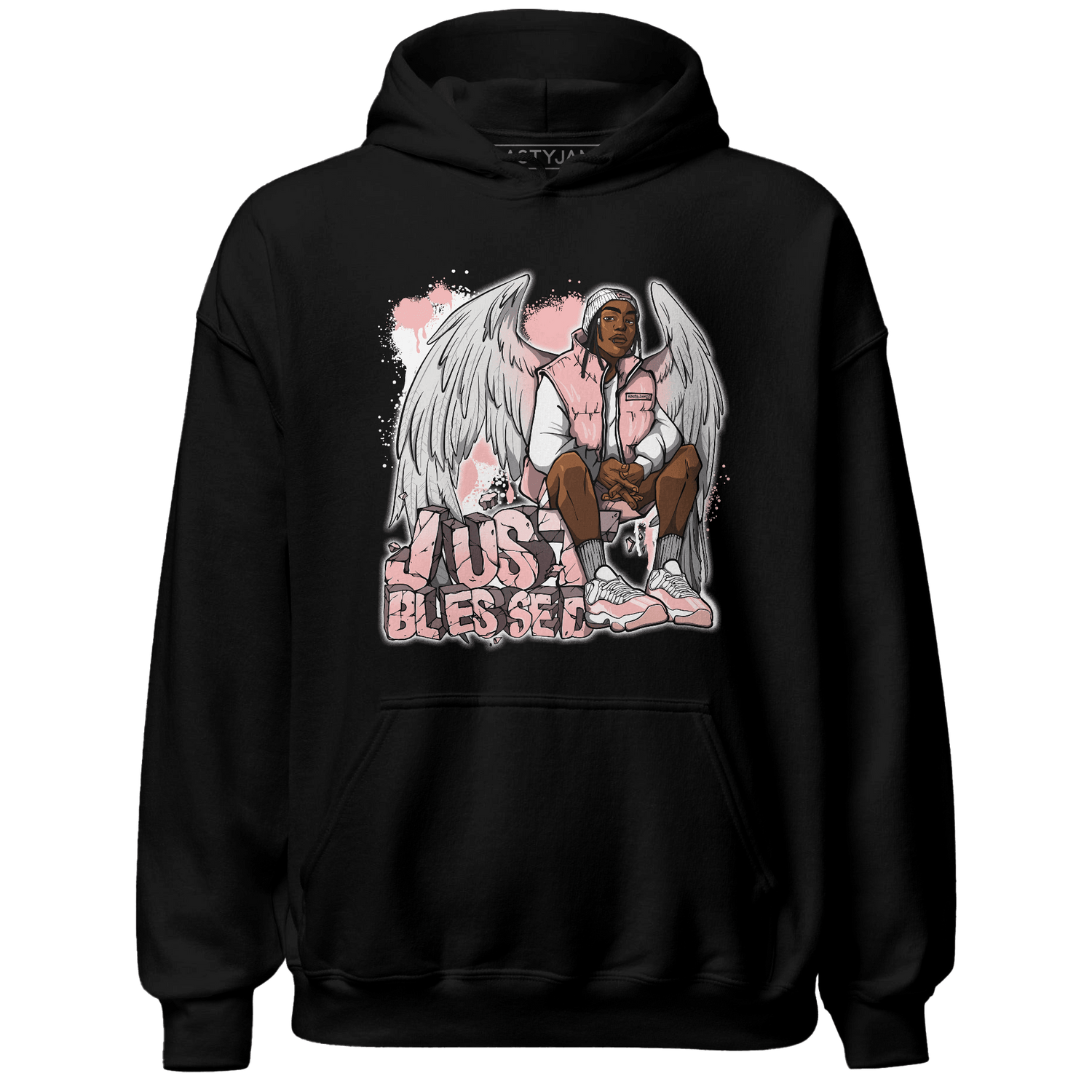 Low Legend Pink 11s Hoodie Match Just Blessed - NastyJamz