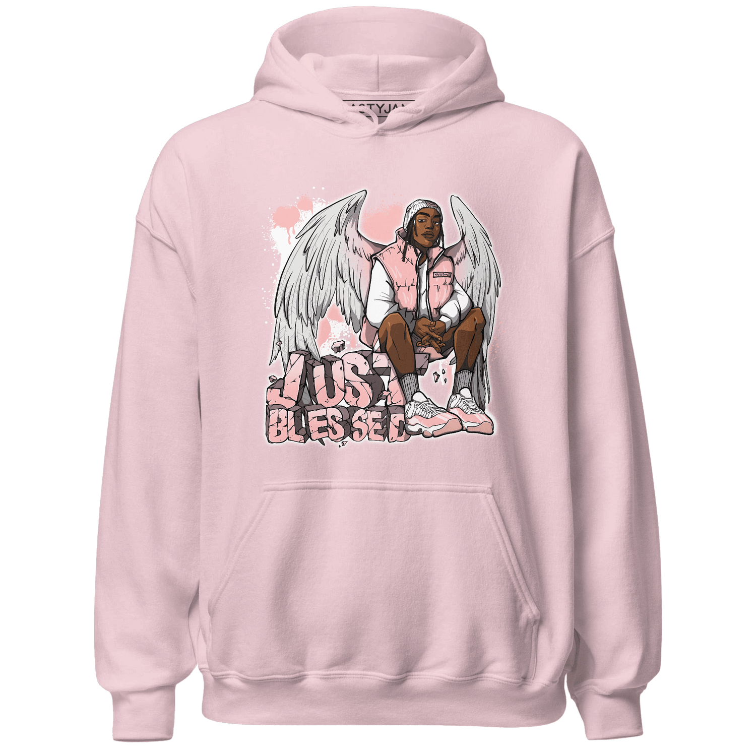 Low Legend Pink 11s Hoodie Match Just Blessed - NastyJamz