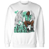 High OG Green Glow 1s Sweatshirt Match Just Blessed - NastyJamz