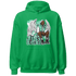 High OG Green Glow 1s Hoodie Match Just Blessed - NastyJamz