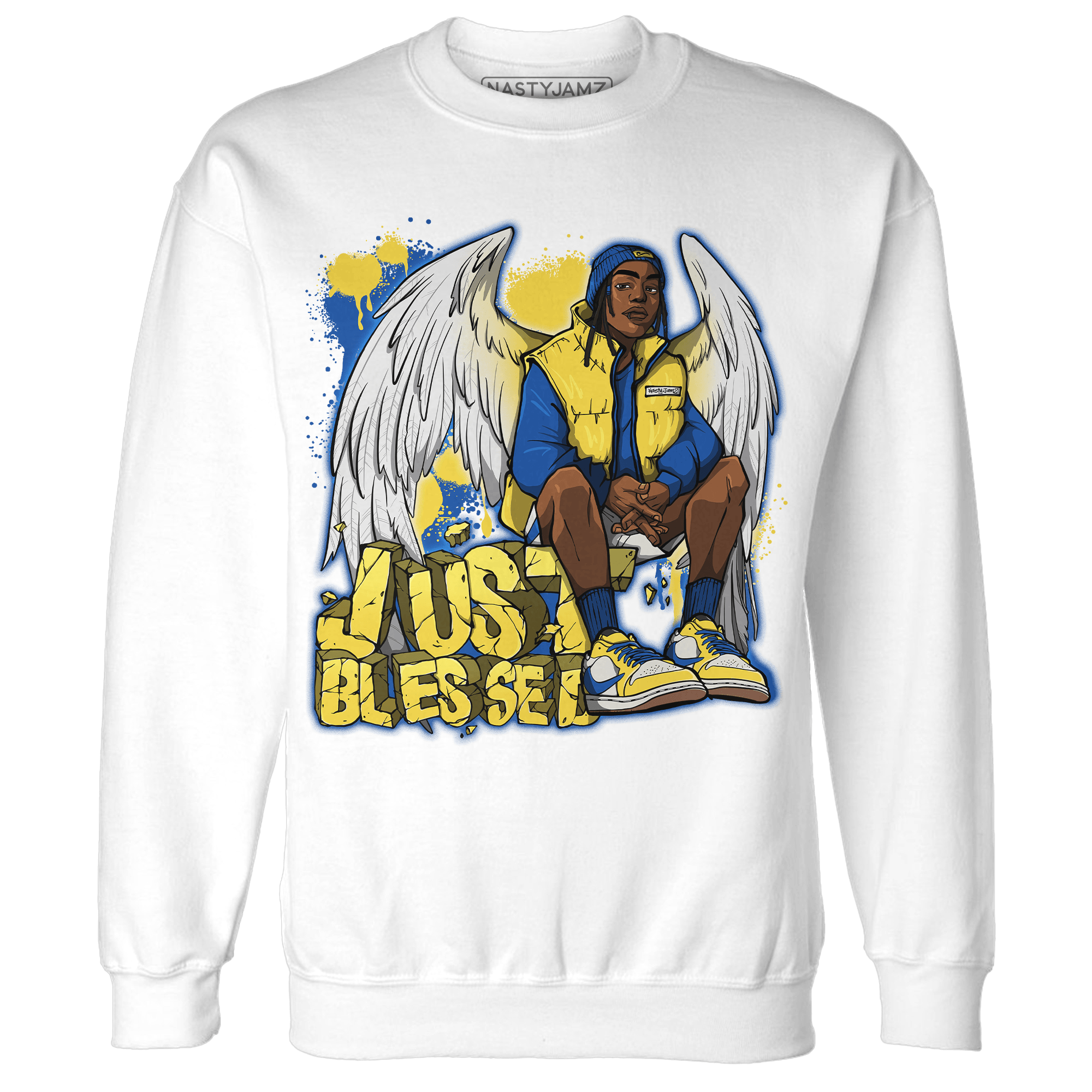Low OG Canary TVSC 1s Sweatshirt Match Just Blessed - NastyJamz
