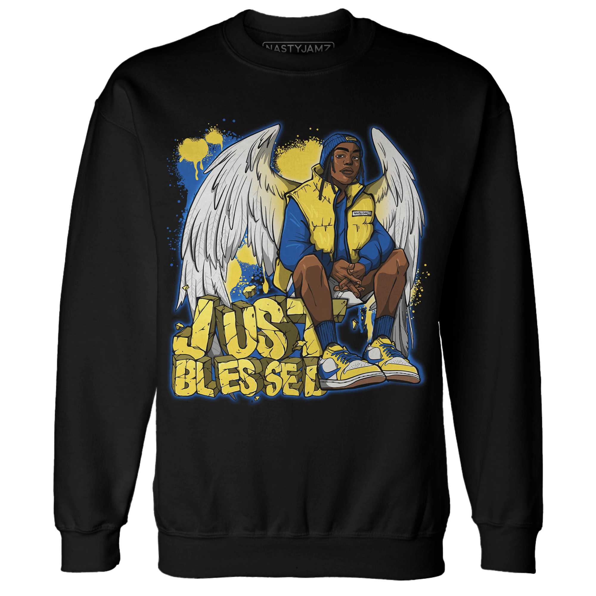 Low OG Canary TVSC 1s Sweatshirt Match Just Blessed - NastyJamz