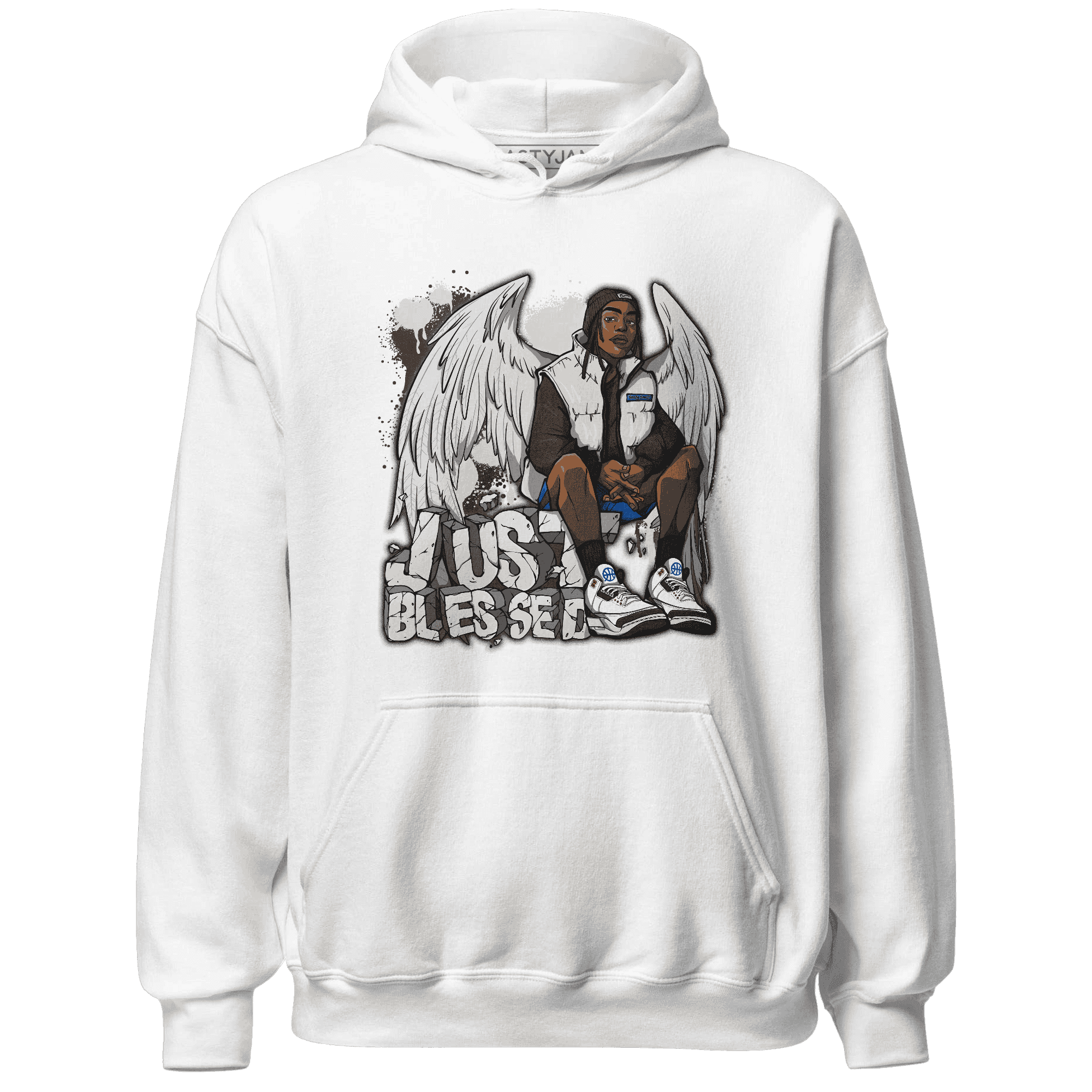 Quaiii 54s Hoodie Match Just Blessed - NastyJamz