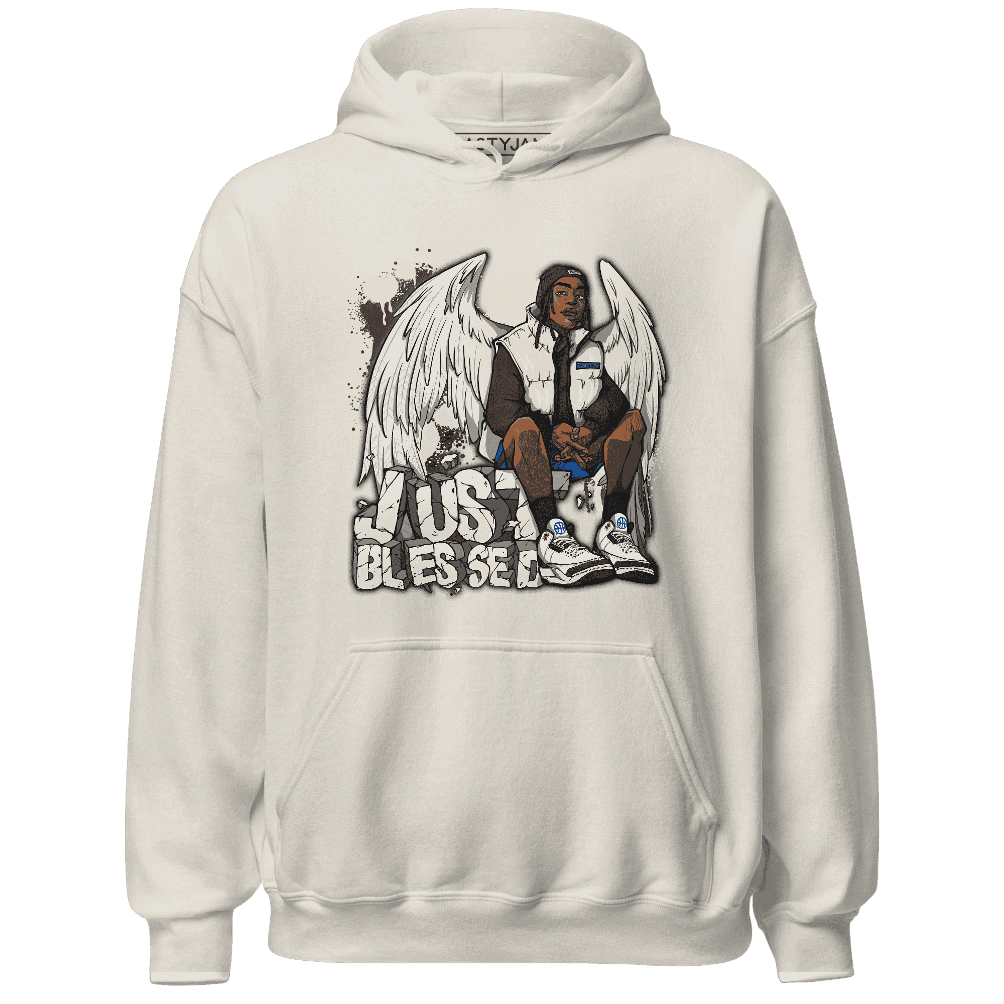 Quaiii 54s Hoodie Match Just Blessed - NastyJamz