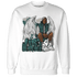 Oxidized Green 4s Sweatshirt Match Just Blessed - NastyJamz