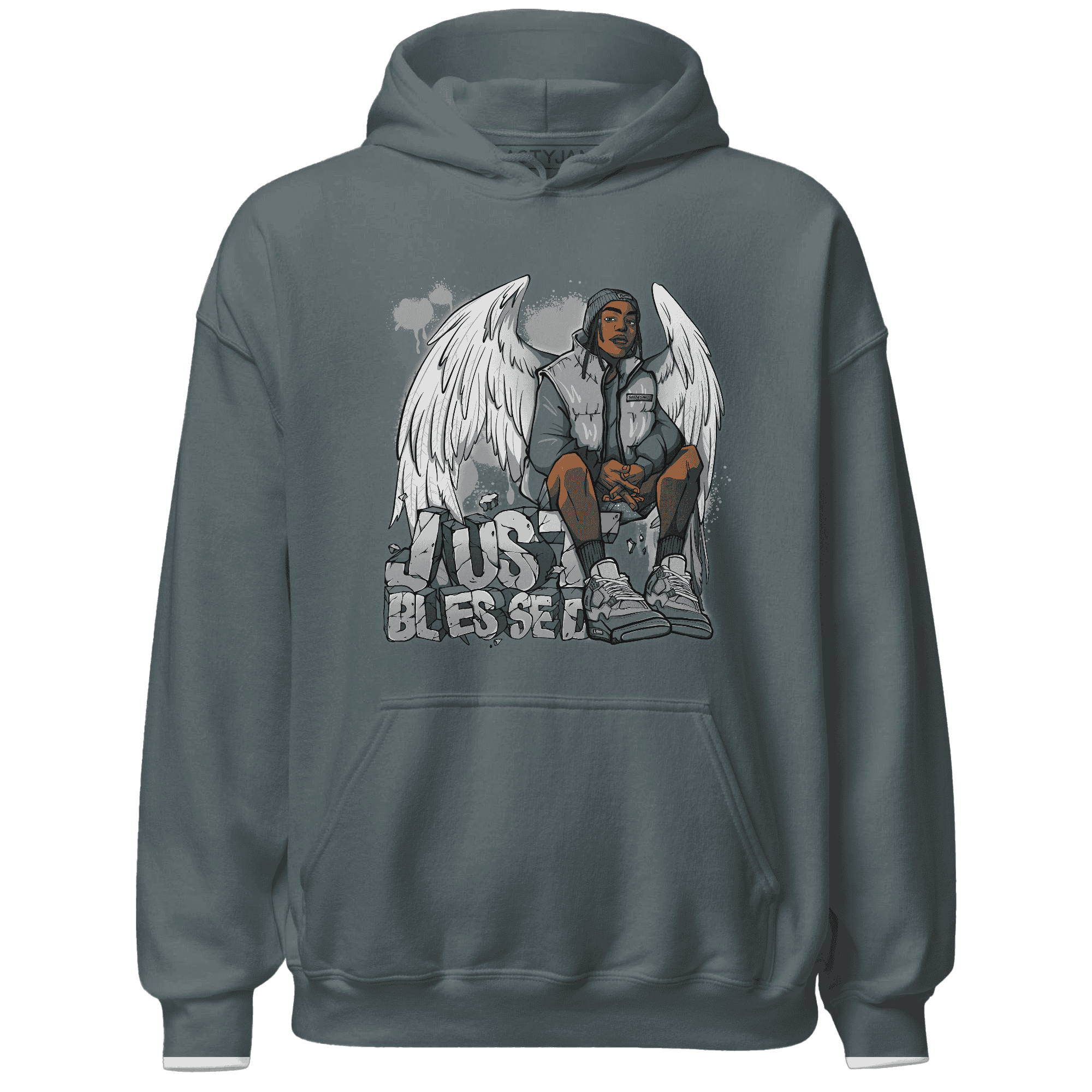 Paris Olympicsss 4s Hoodie Match Just Blessed - NastyJamz