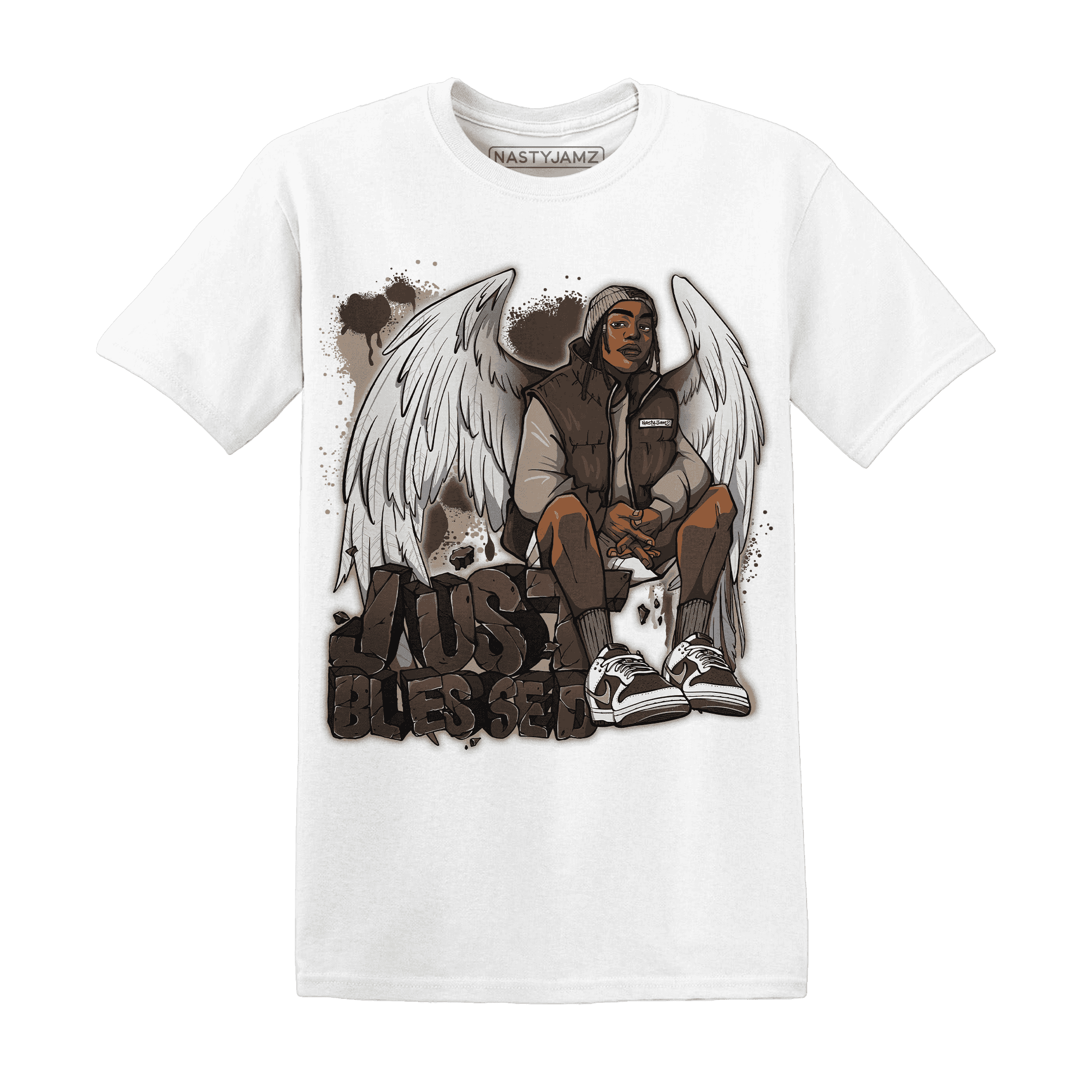 Dunk Low Baroque Brown T Shirt Match Just Blessed - NastyJamz