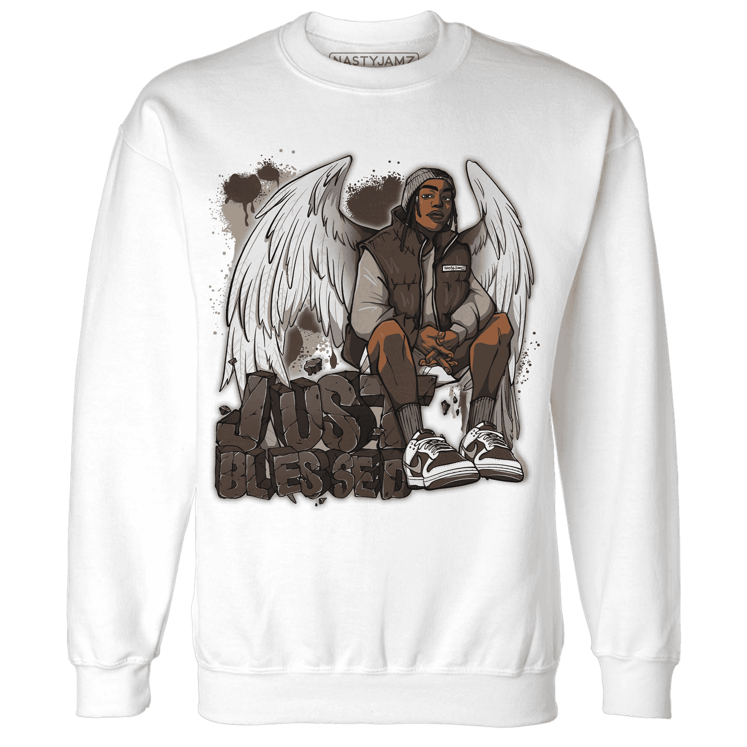 Dunk Low Baroque Brown Sweatshirt Match Just Blessed - NastyJamz