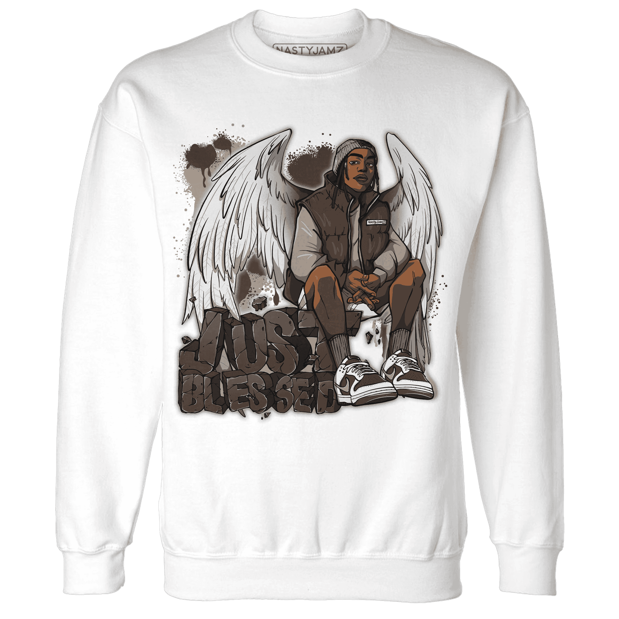 Dunk Low Baroque Brown Sweatshirt Match Just Blessed - NastyJamz