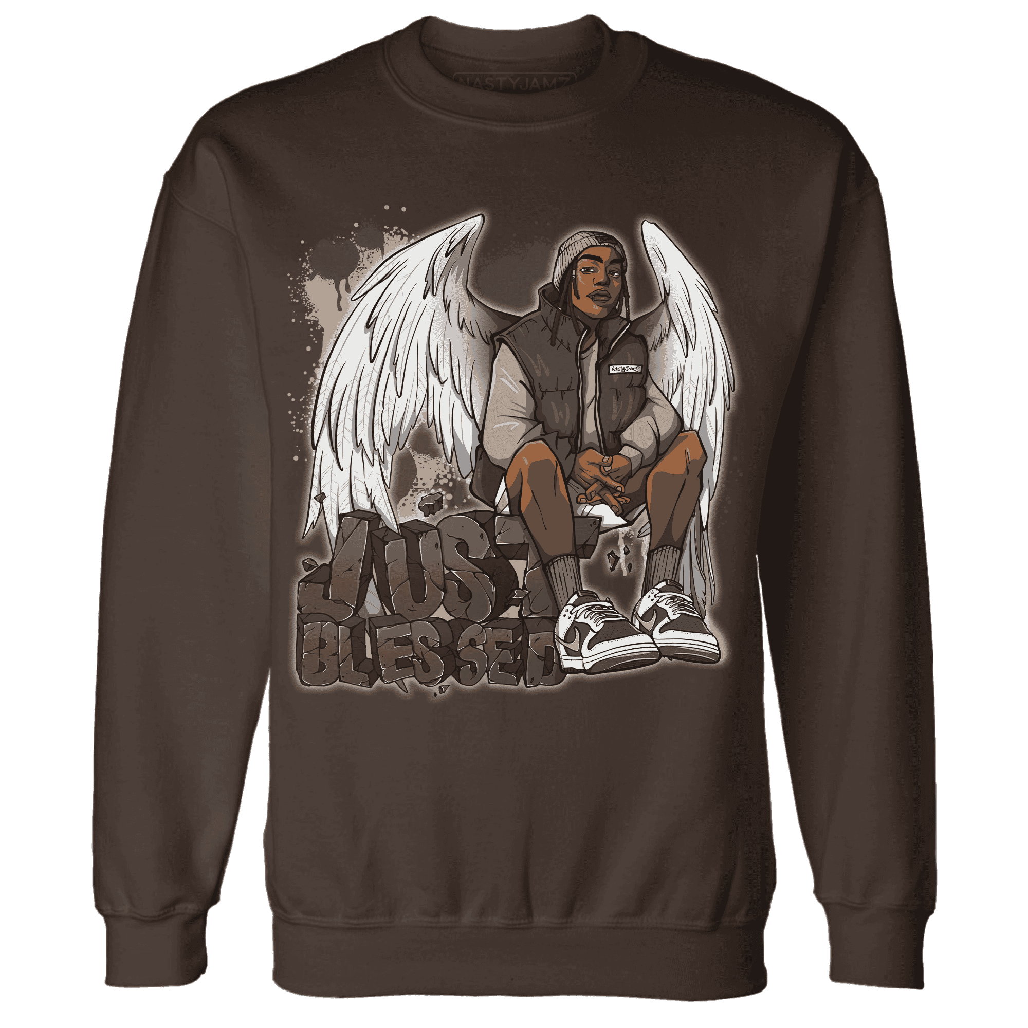 Dunk Low Baroque Brown Sweatshirt Match Just Blessed - NastyJamz