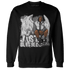 Retro High OG Black White 1s Sweatshirt Match Just Blessed - NastyJamz