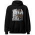 Retro High OG Black White 1s Hoodie Match Just Blessed - NastyJamz
