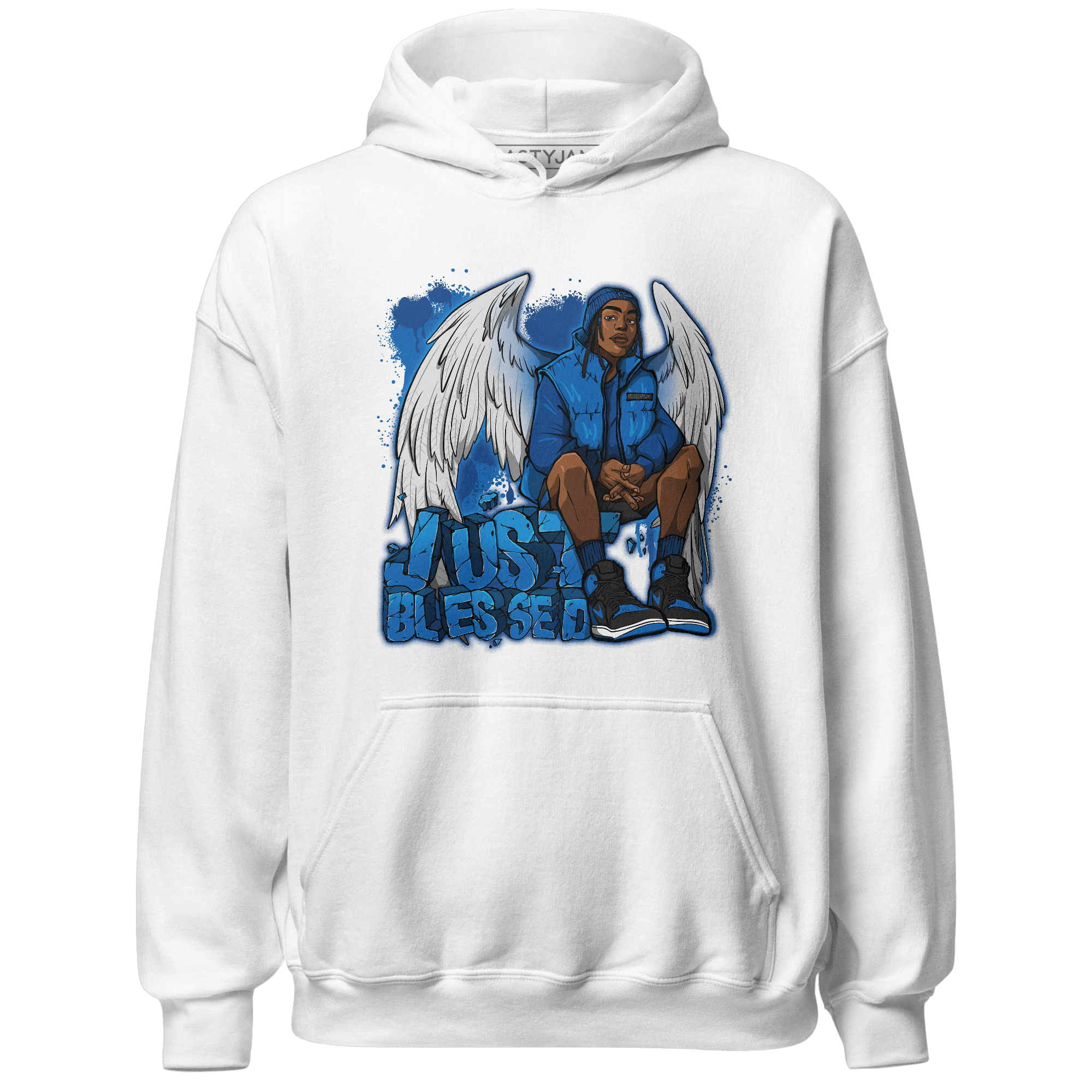 Royal Reimagined 1s Hoodie Match Just Blessed - NastyJamz