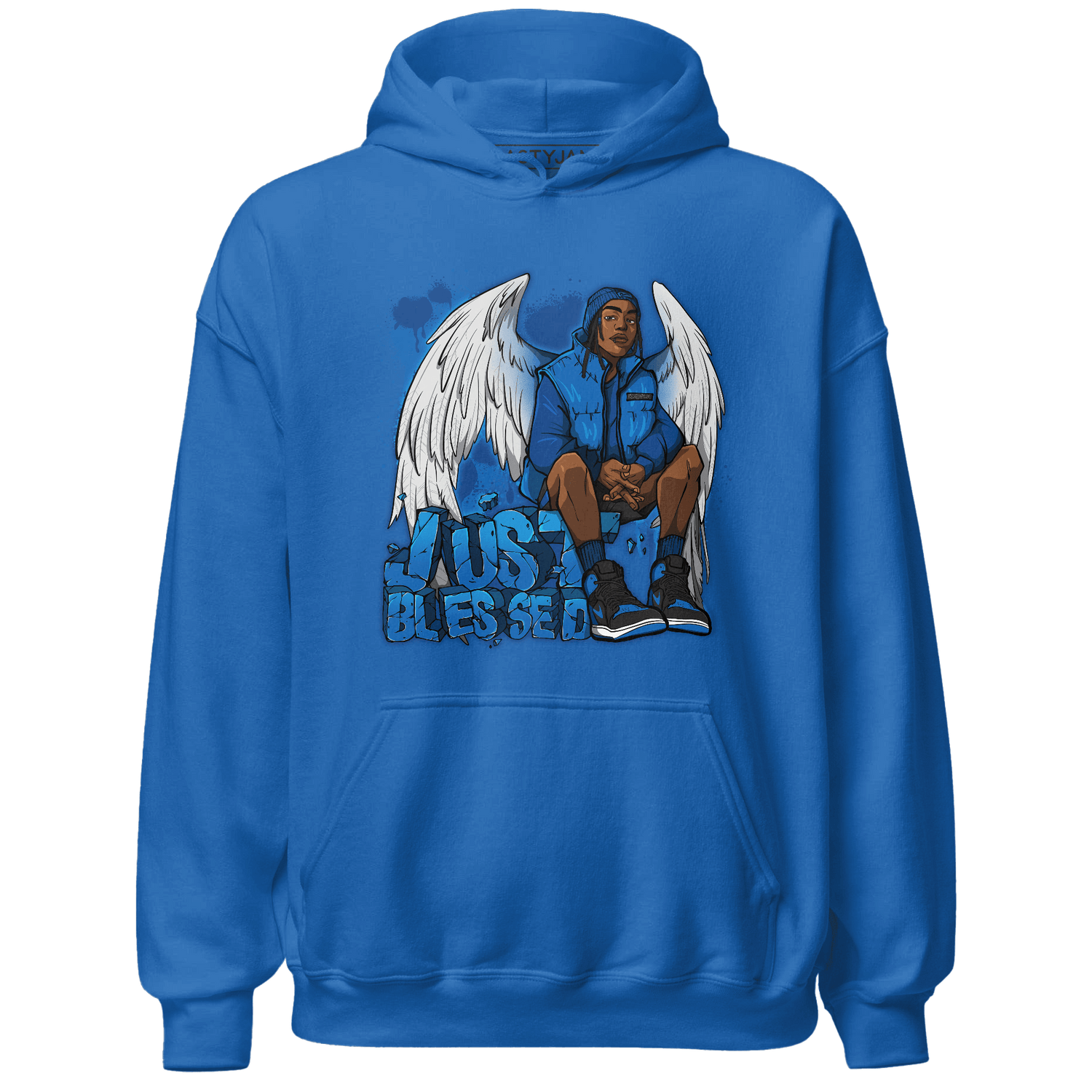 Royal Reimagined 1s Hoodie Match Just Blessed - NastyJamz