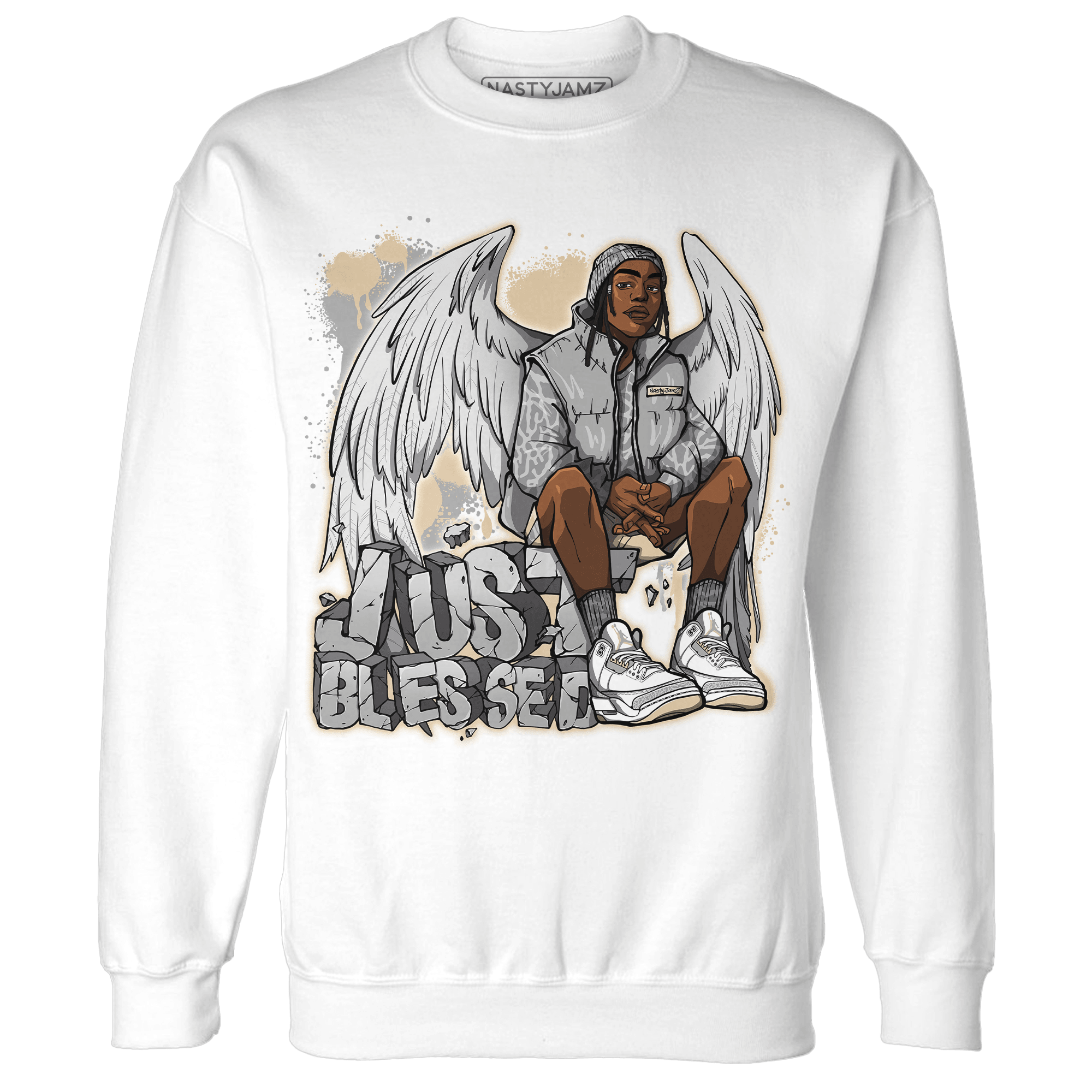 Craft Ivory 3s Sweatshirt Match Just Blessed - NastyJamz