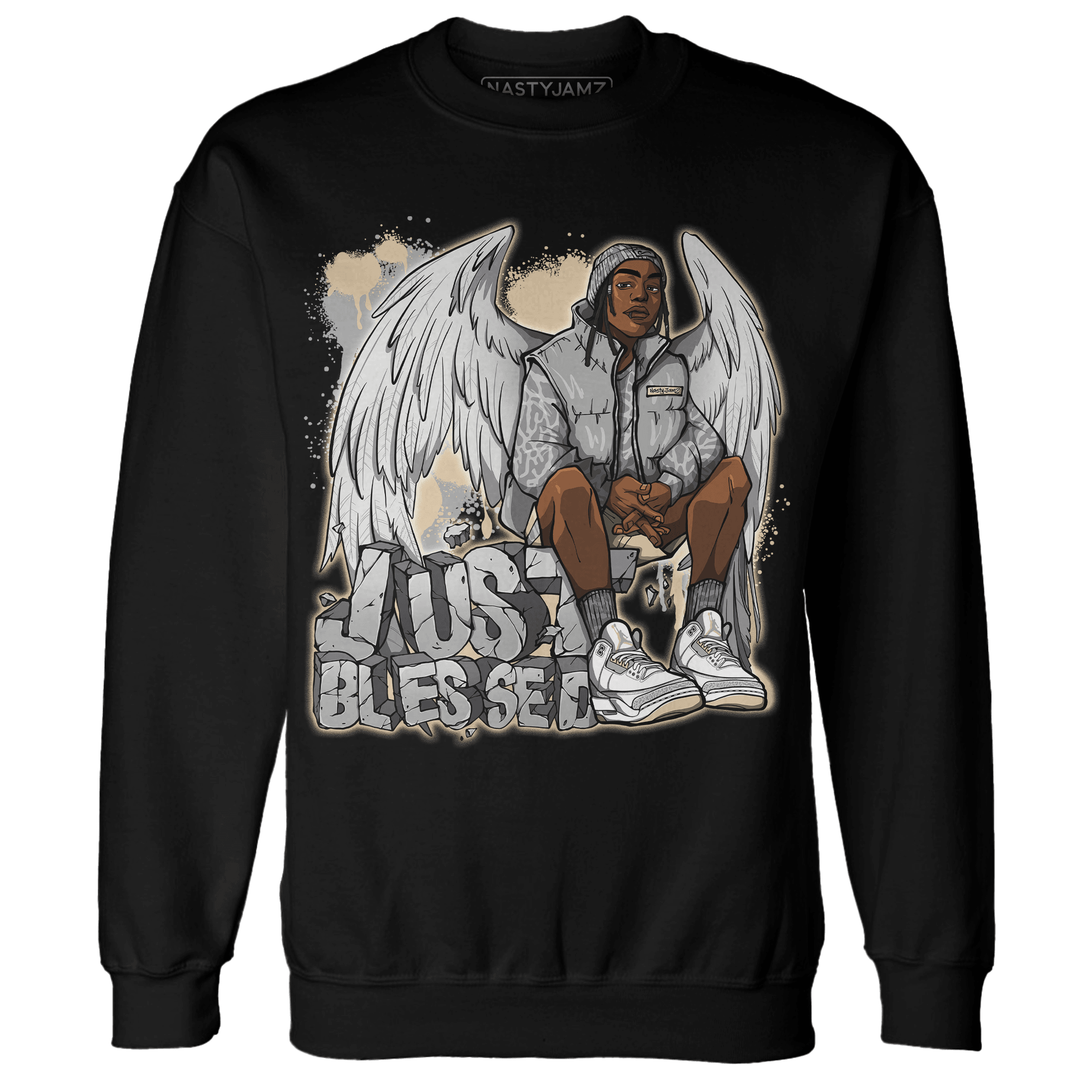 Craft Ivory 3s Sweatshirt Match Just Blessed - NastyJamz