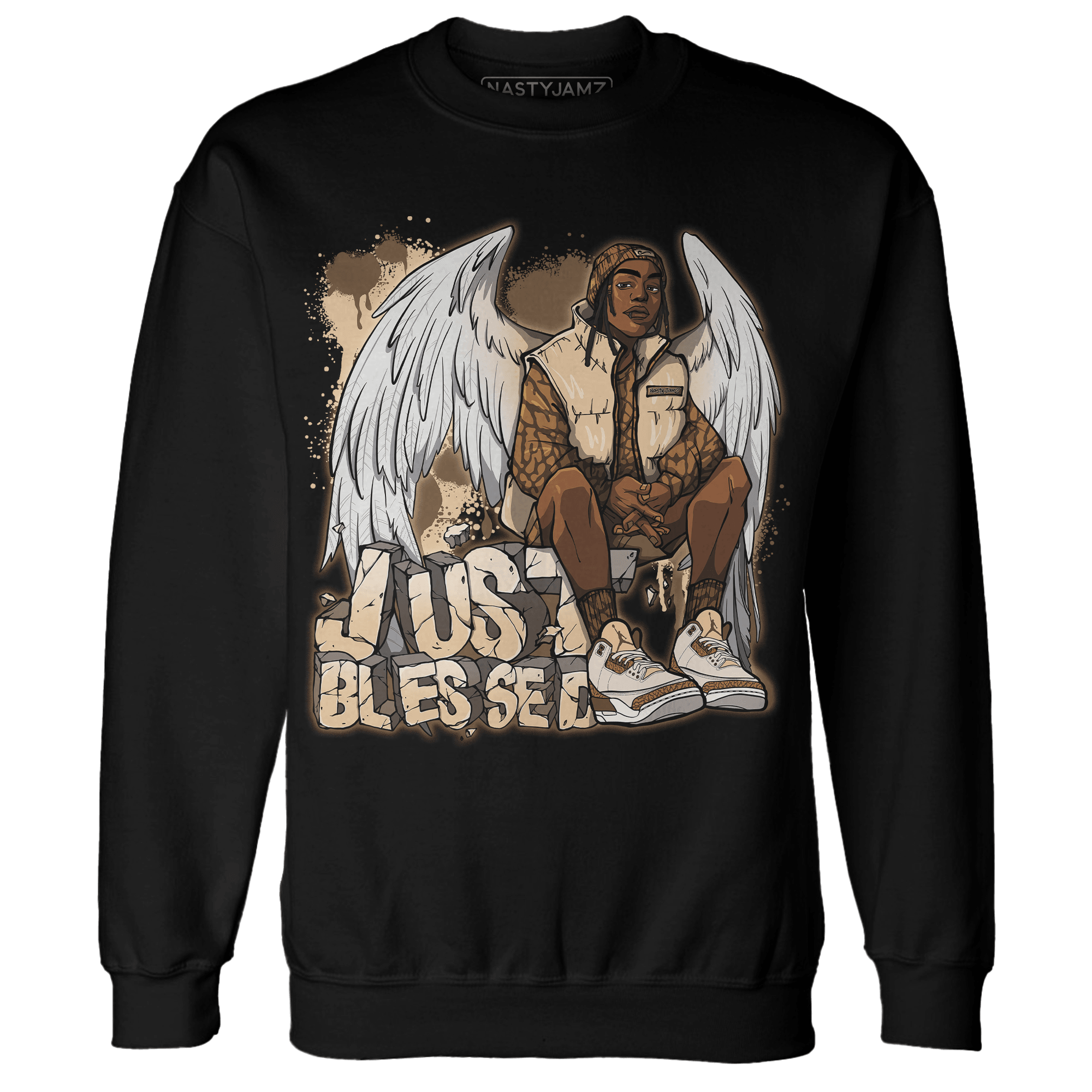Palomino 3s Sweatshirt Match Just Blessed - NastyJamz