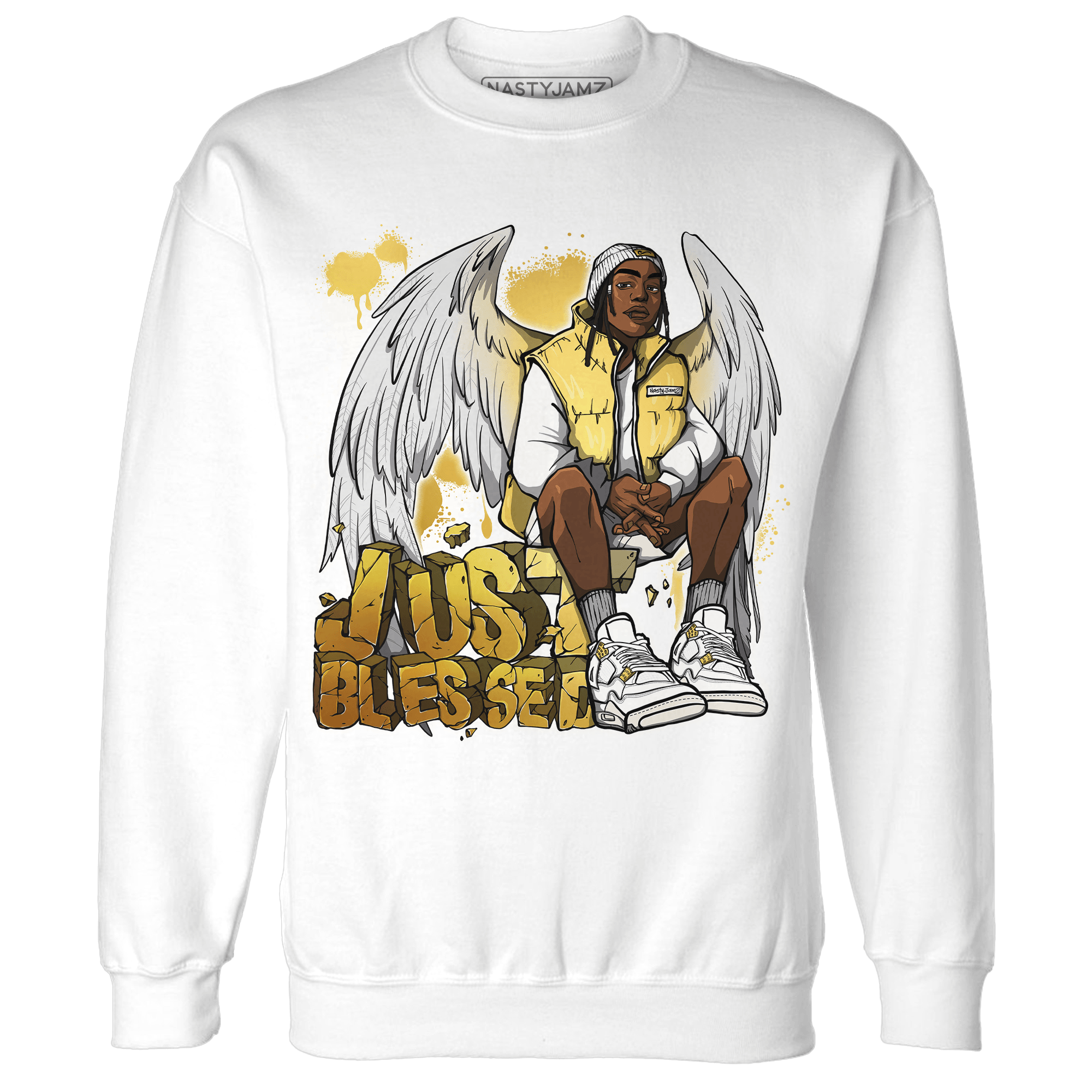 Sail 4s Sweatshirt Match Just Blessed - NastyJamz