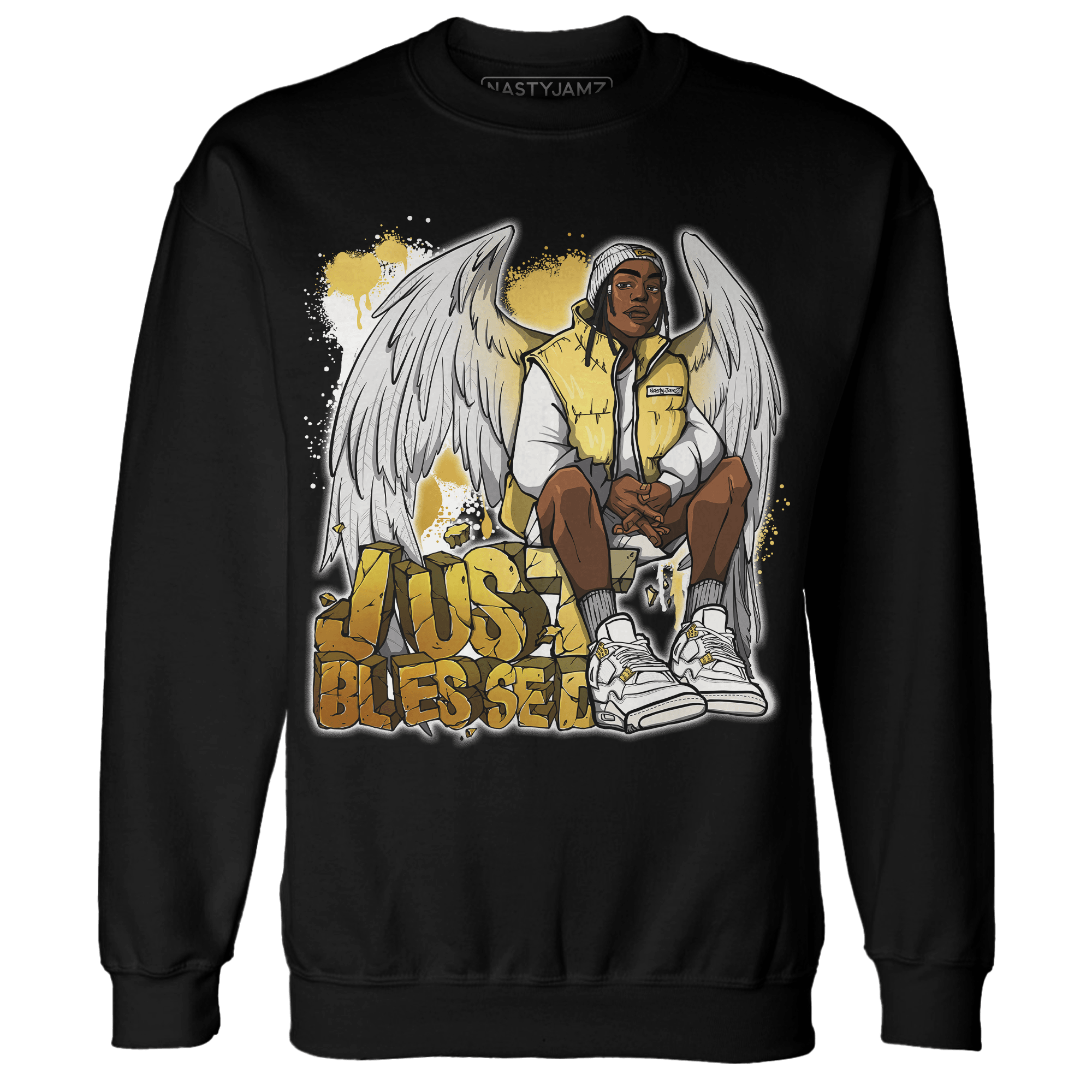 Sail 4s Sweatshirt Match Just Blessed - NastyJamz