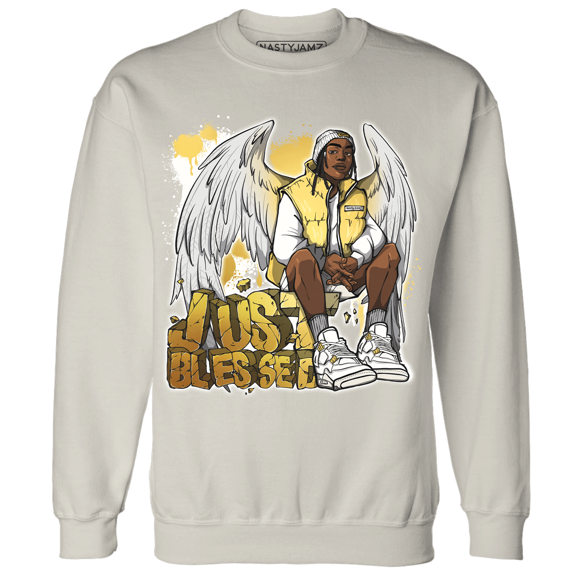 Sail 4s Sweatshirt Match Just Blessed - NastyJamz