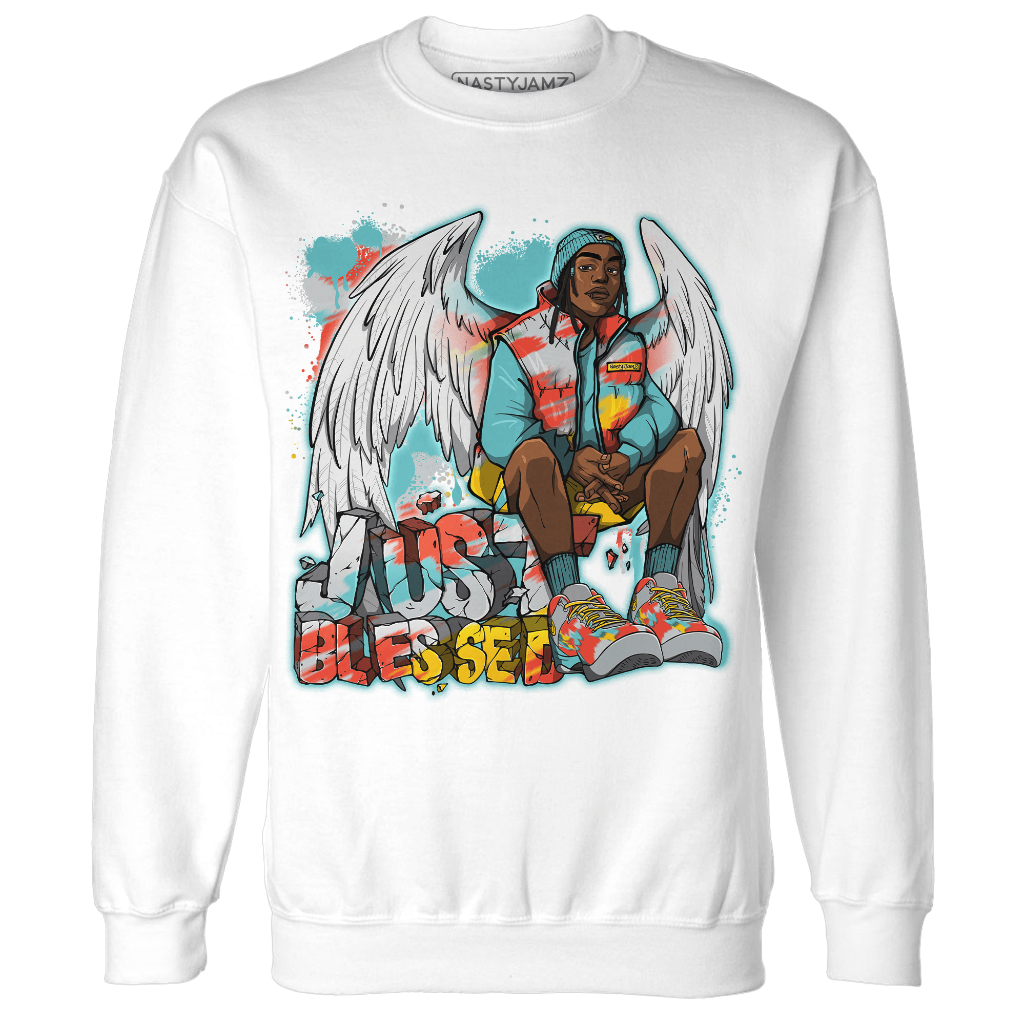KB 8 Protro Venice Beach Sweatshirt Match Just Blessed - NastyJamz