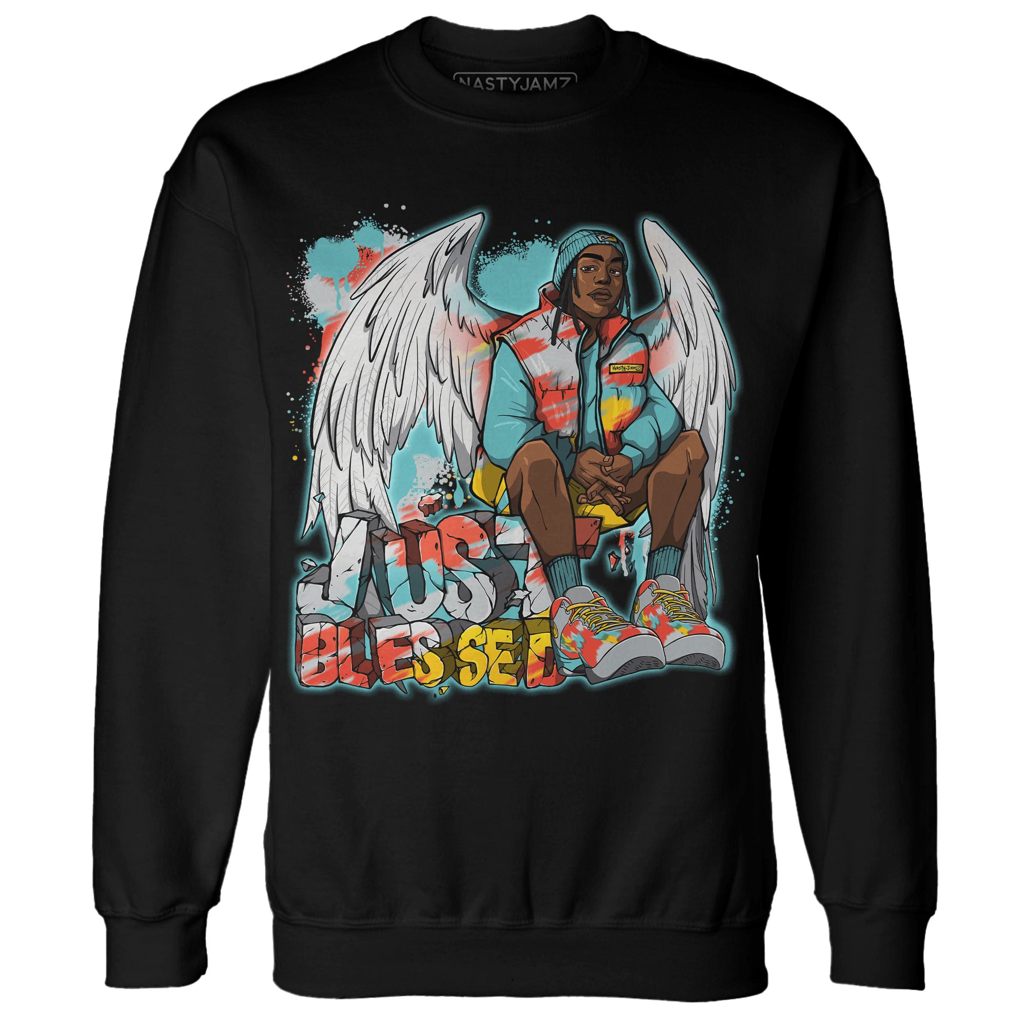 KB 8 Protro Venice Beach Sweatshirt Match Just Blessed - NastyJamz