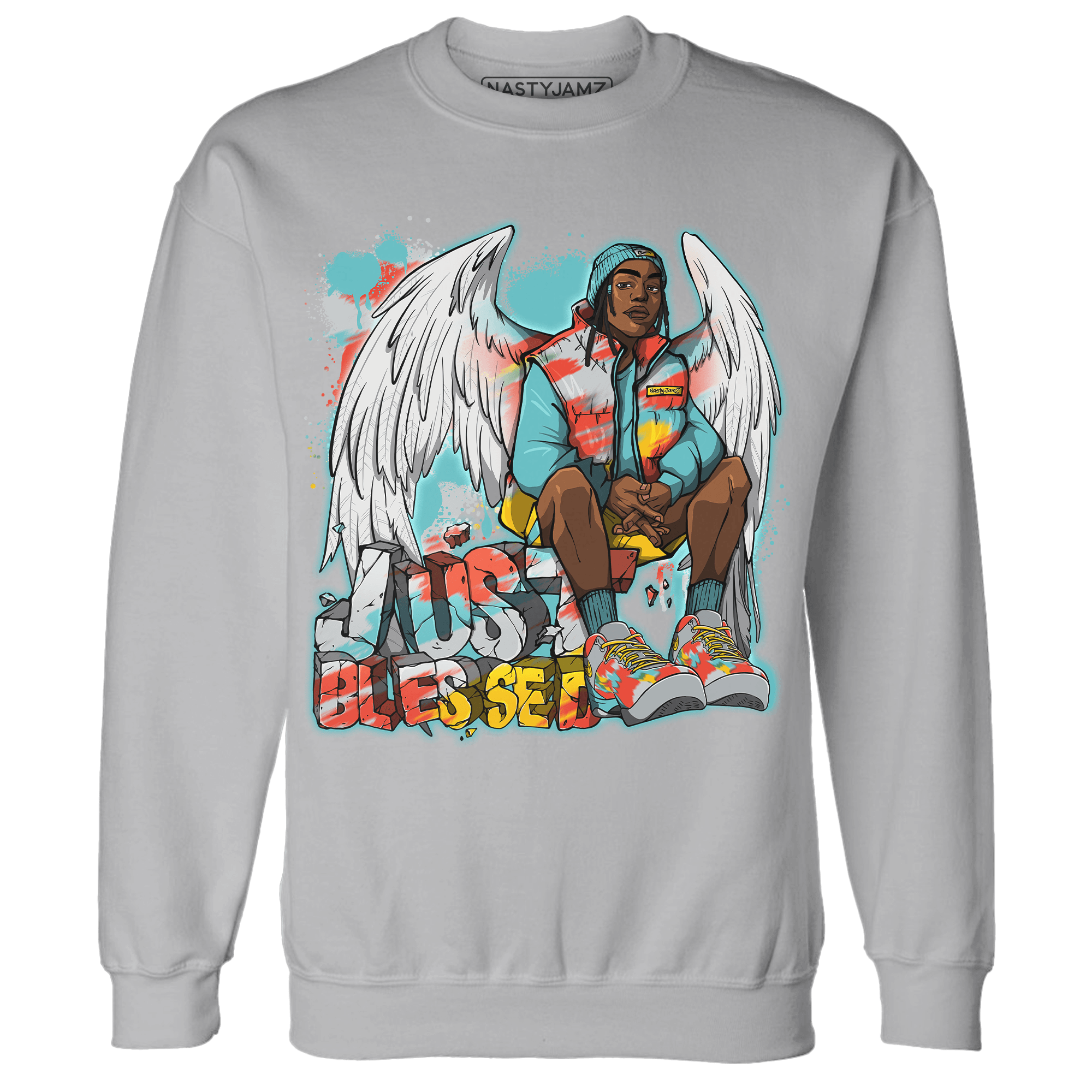 KB 8 Protro Venice Beach Sweatshirt Match Just Blessed - NastyJamz