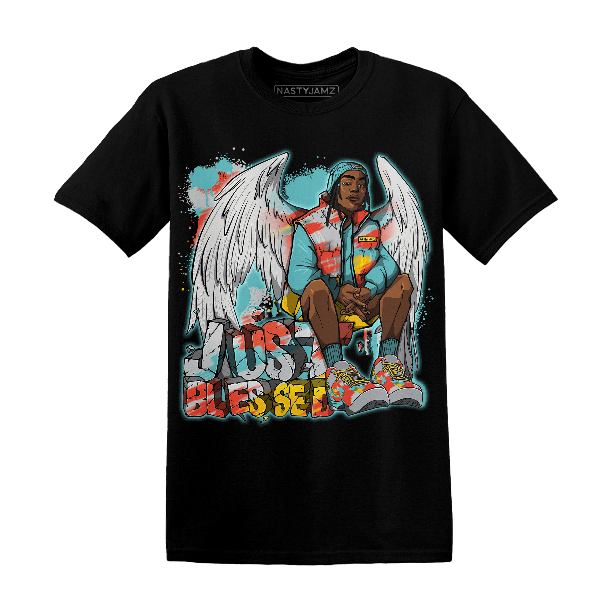 KB 8 Protro Venice Beach T Shirt Match Just Blessed - NastyJamz