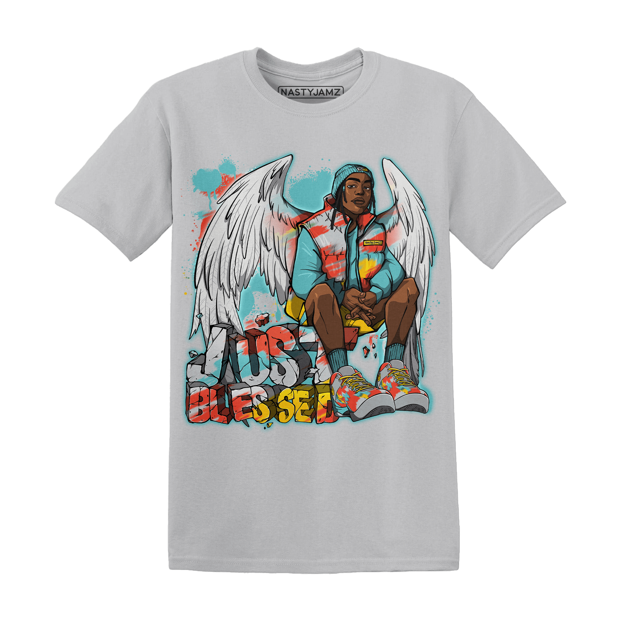 KB 8 Protro Venice Beach T Shirt Match Just Blessed - NastyJamz