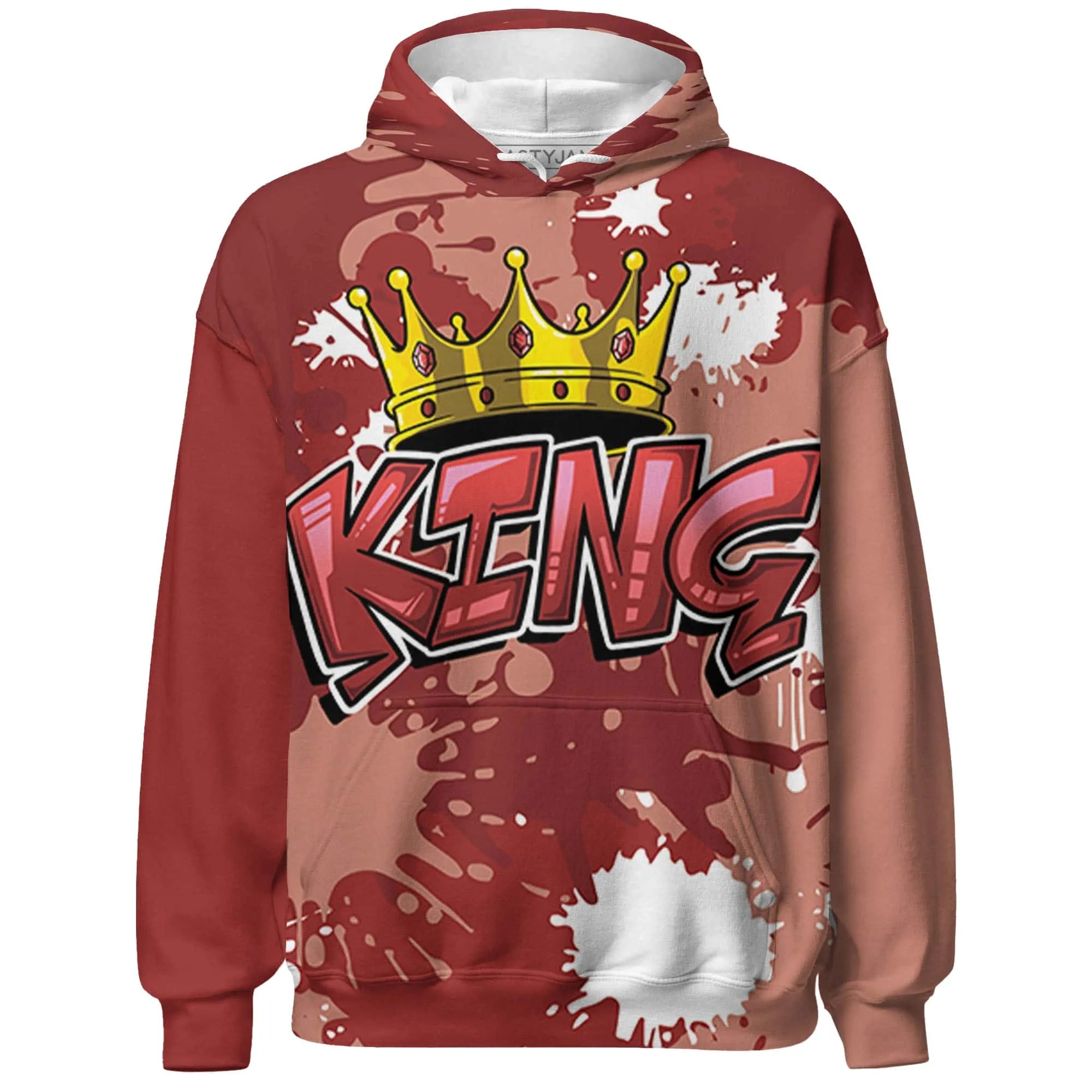 Dune-Red-13s-Hoodie-Match-KING-3D