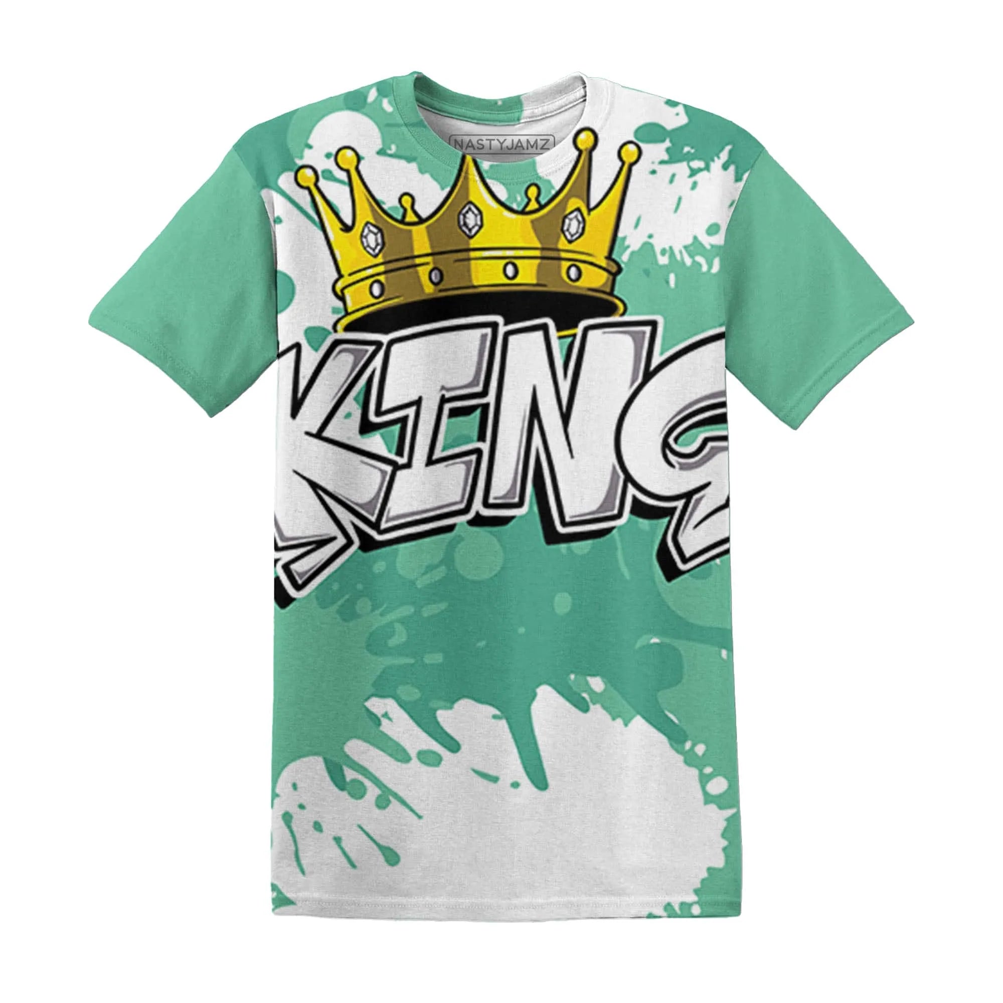 High-OG-Green-Glow-1s-T-Shirt-Match-KING-3D