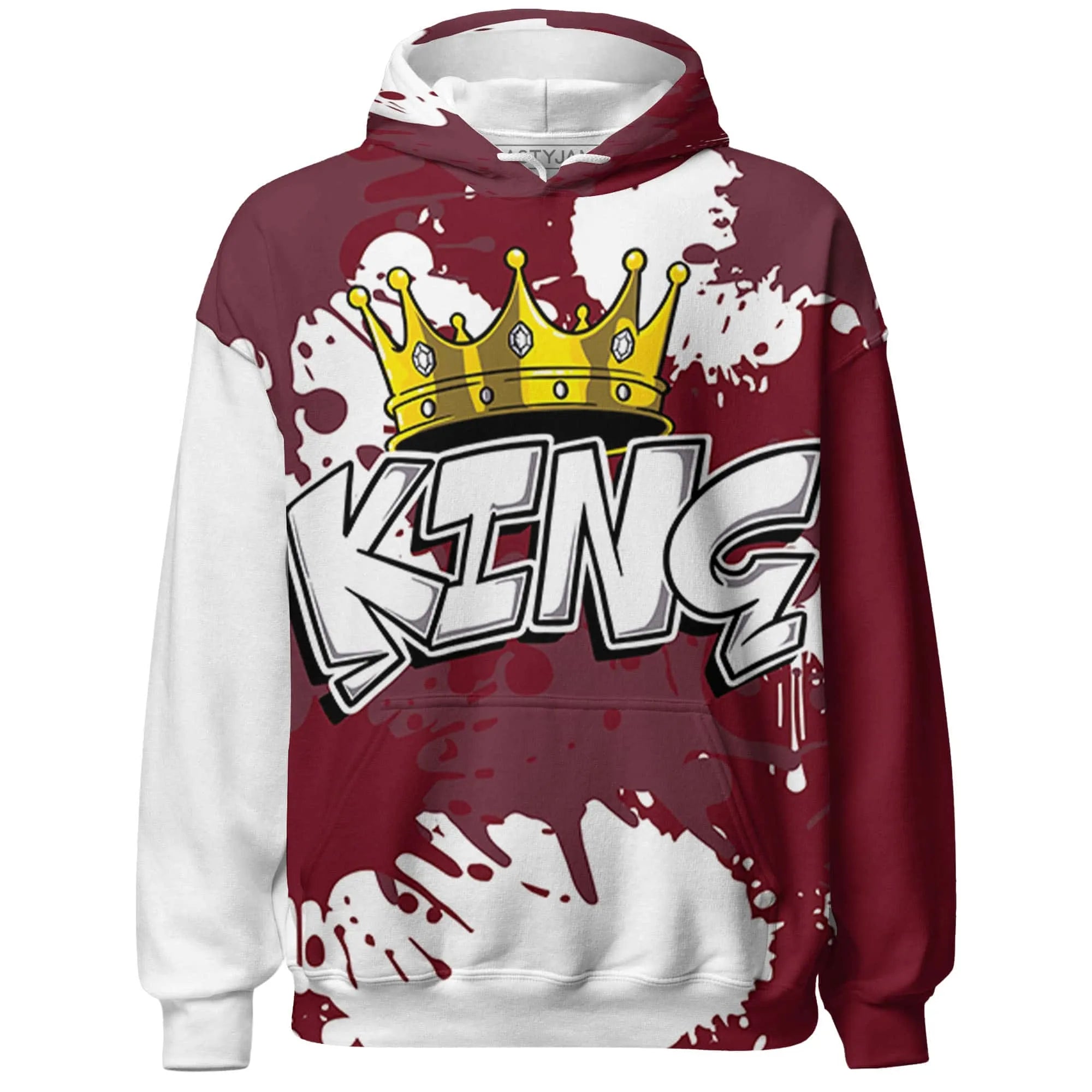 High-White-Team-Red-1s-Hoodie-Match-KING-3D