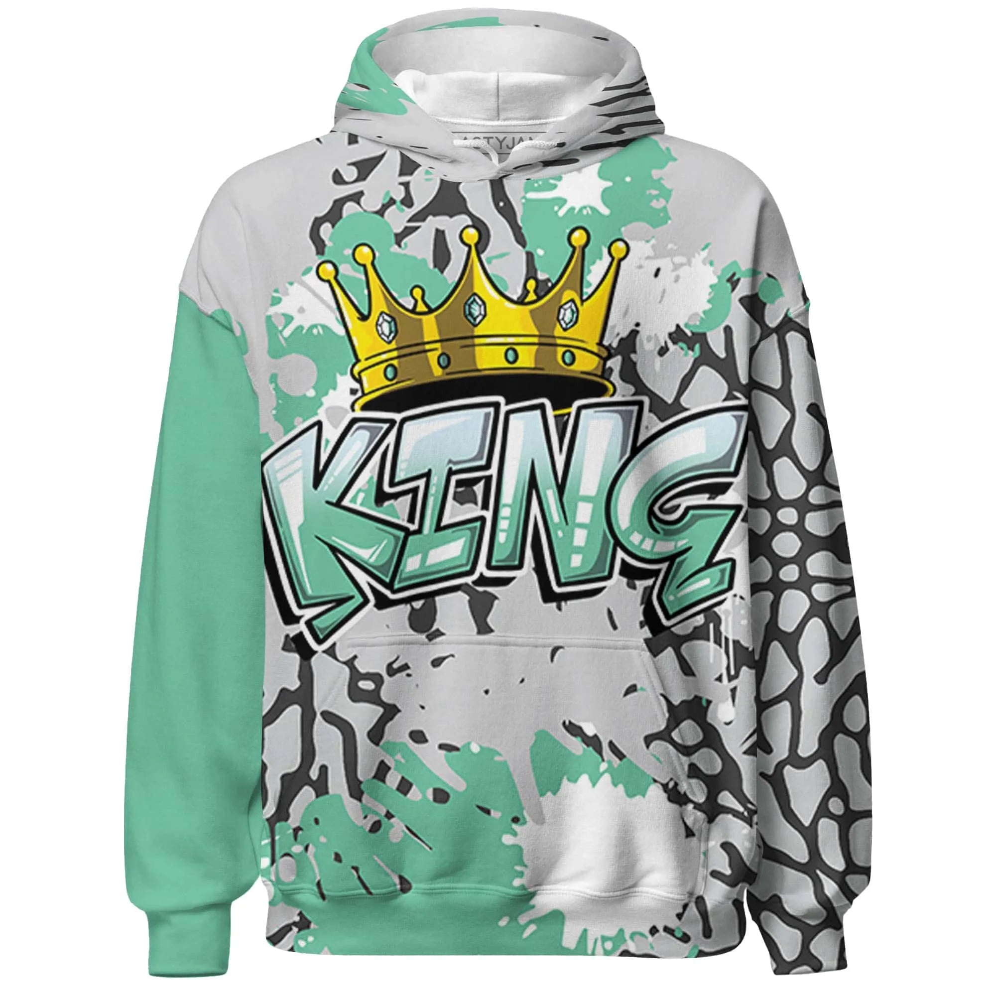 Green-Glow-3s-Hoodie-Match-KING-3D