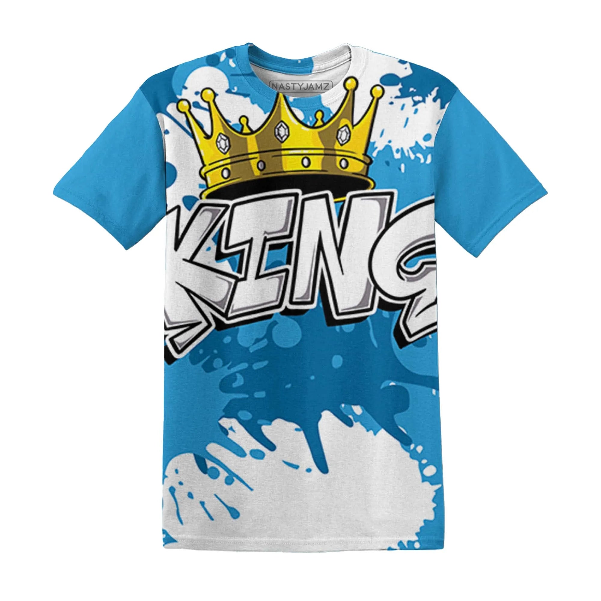Powder-Blue-9s-T-Shirt-Match-KING-3D