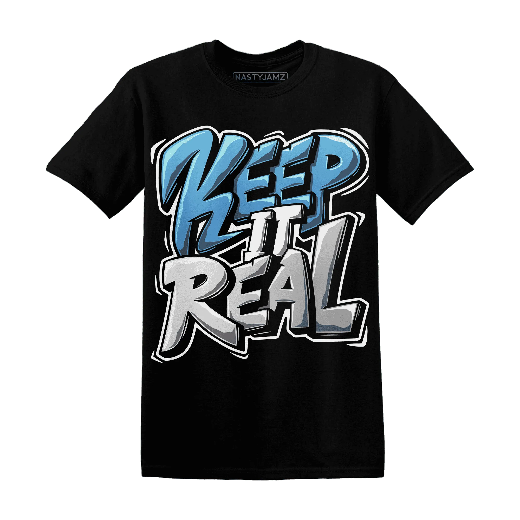 Carolina-Blue-Univercitii-17s-NastyJamz-T-Shirt-Match-Keep-Real